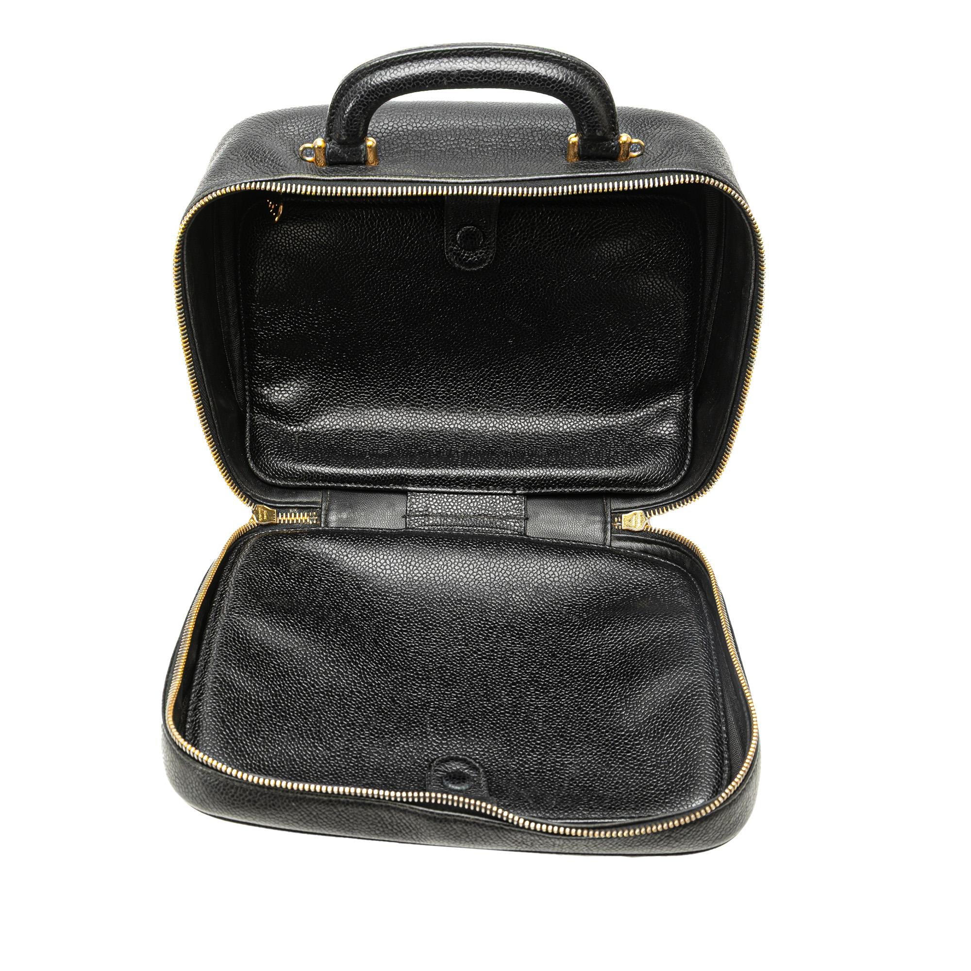 Chanel CC Caviar Vanity Case