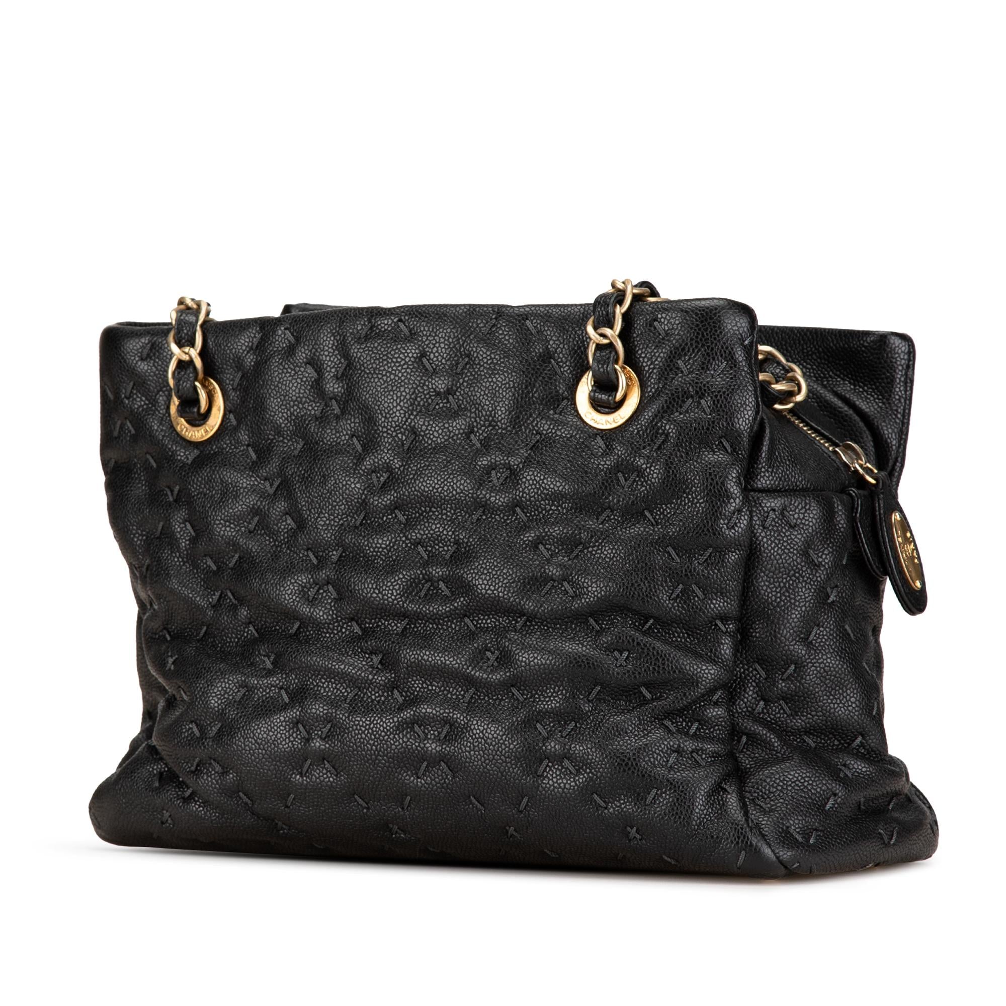 Chanel CC Caviar Wild Stitch Tote