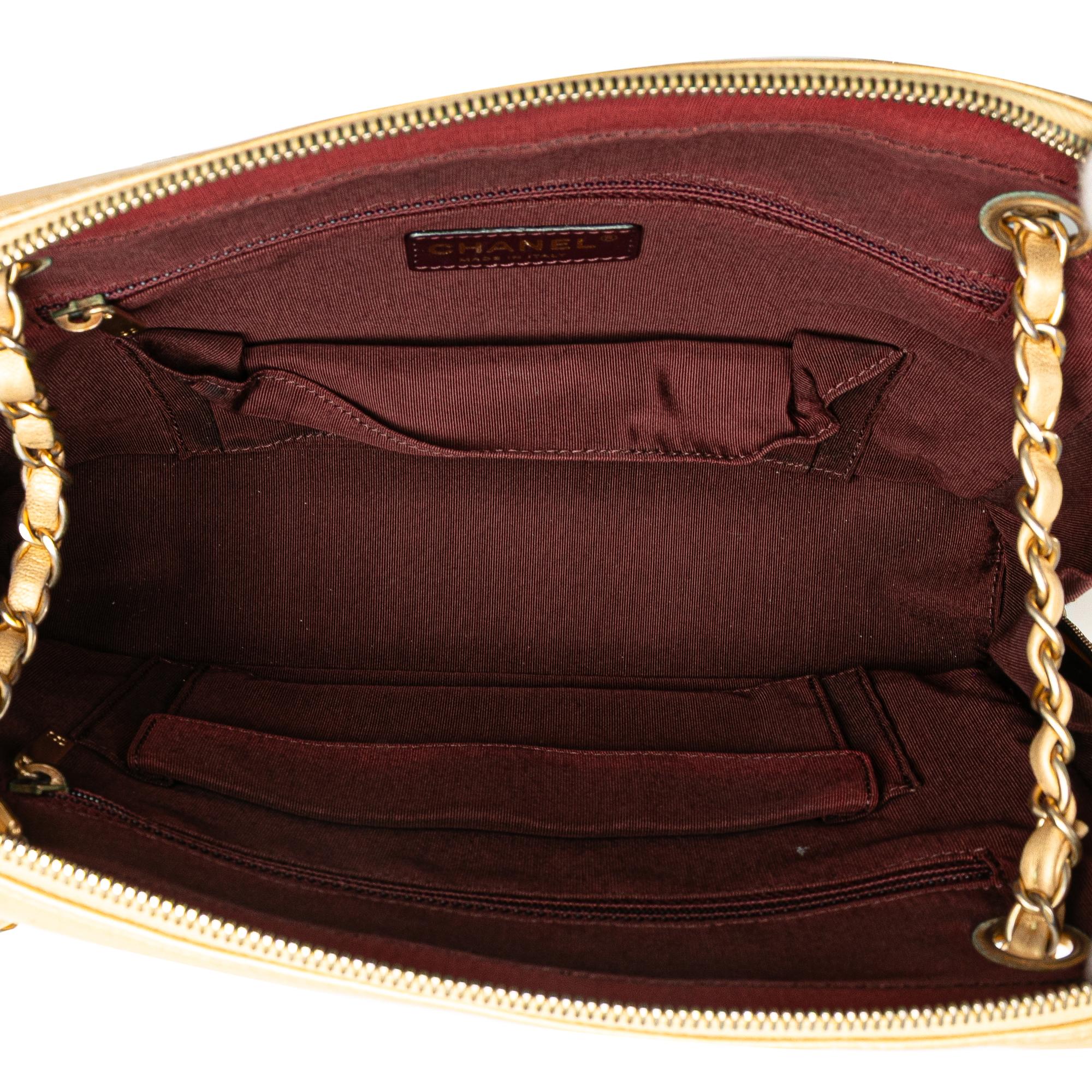 Chanel CC Chevron Lambskin Camera Shoulder Bag