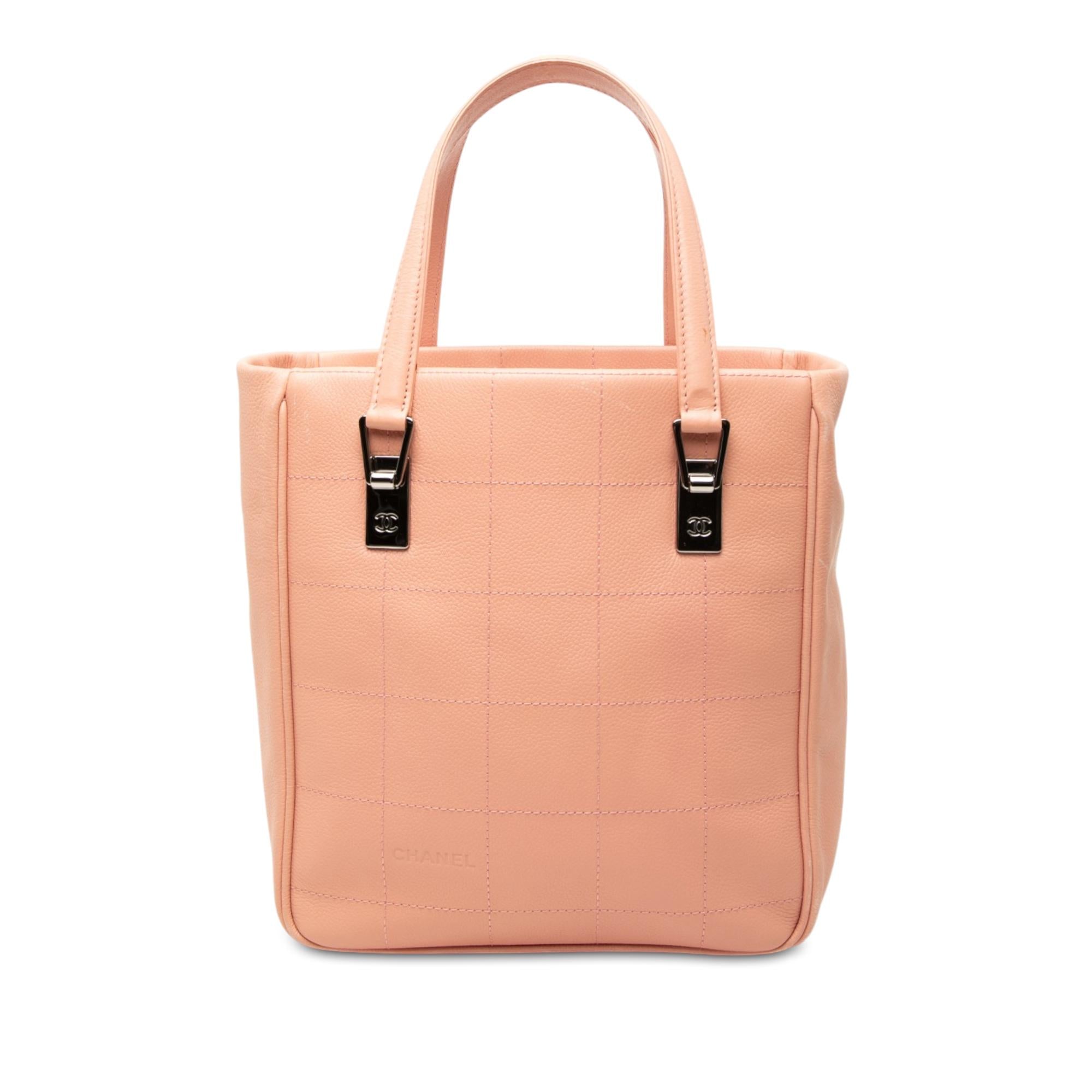 Chanel CC Chocolate Bar Caviar Tote
