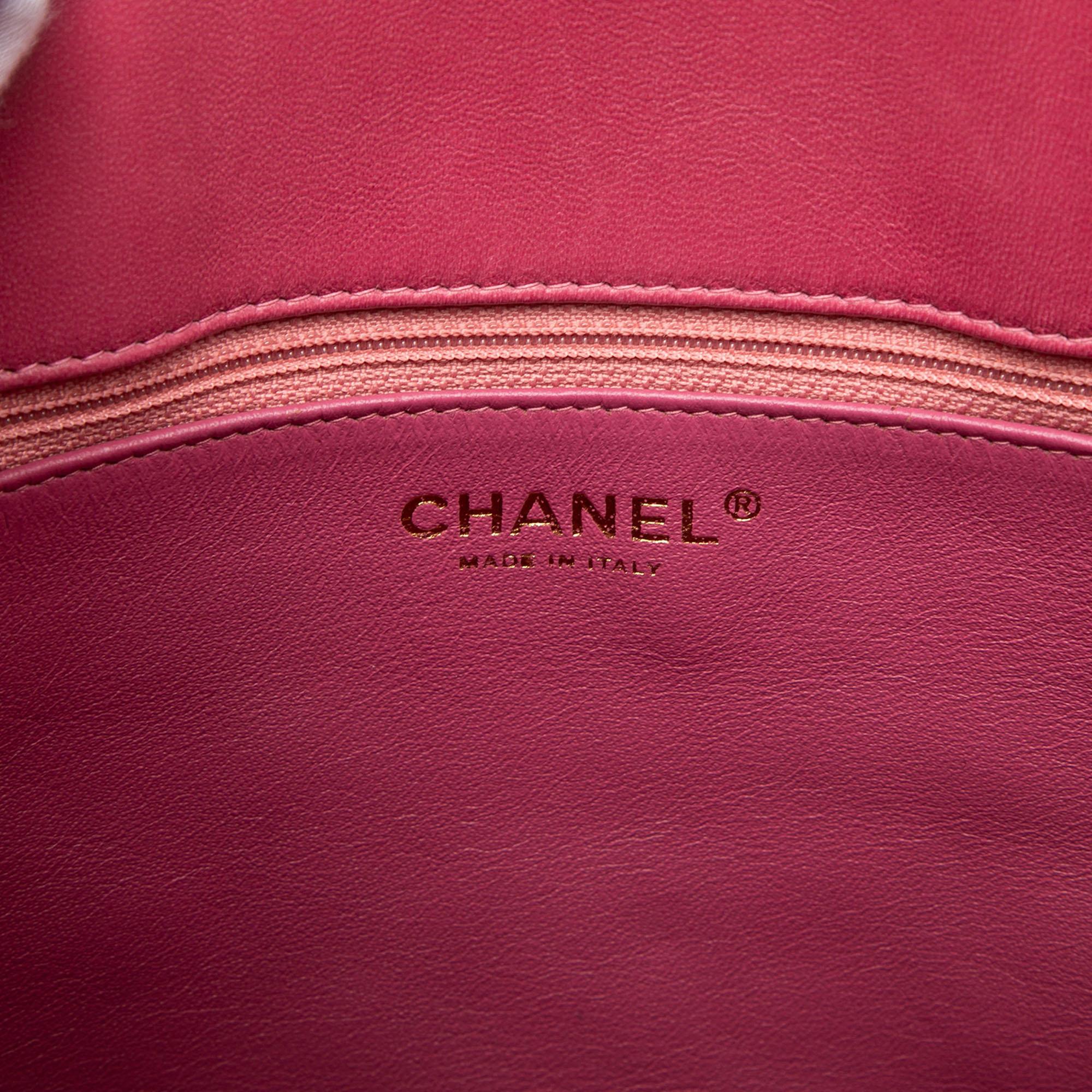 Chanel CC Chocolate Bar Patent Tote