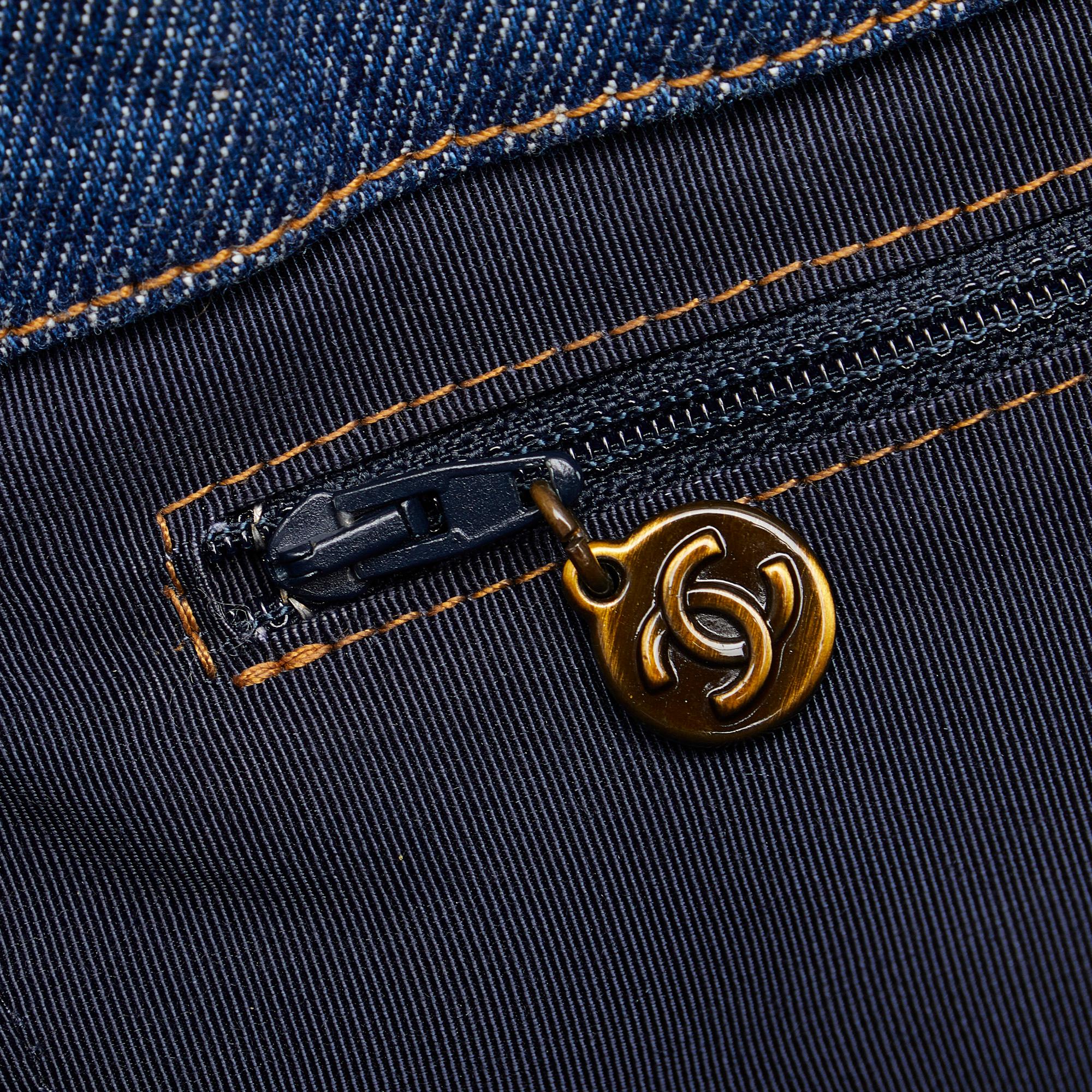 Chanel CC Denim Tote Bag (SHG-PRLc17)