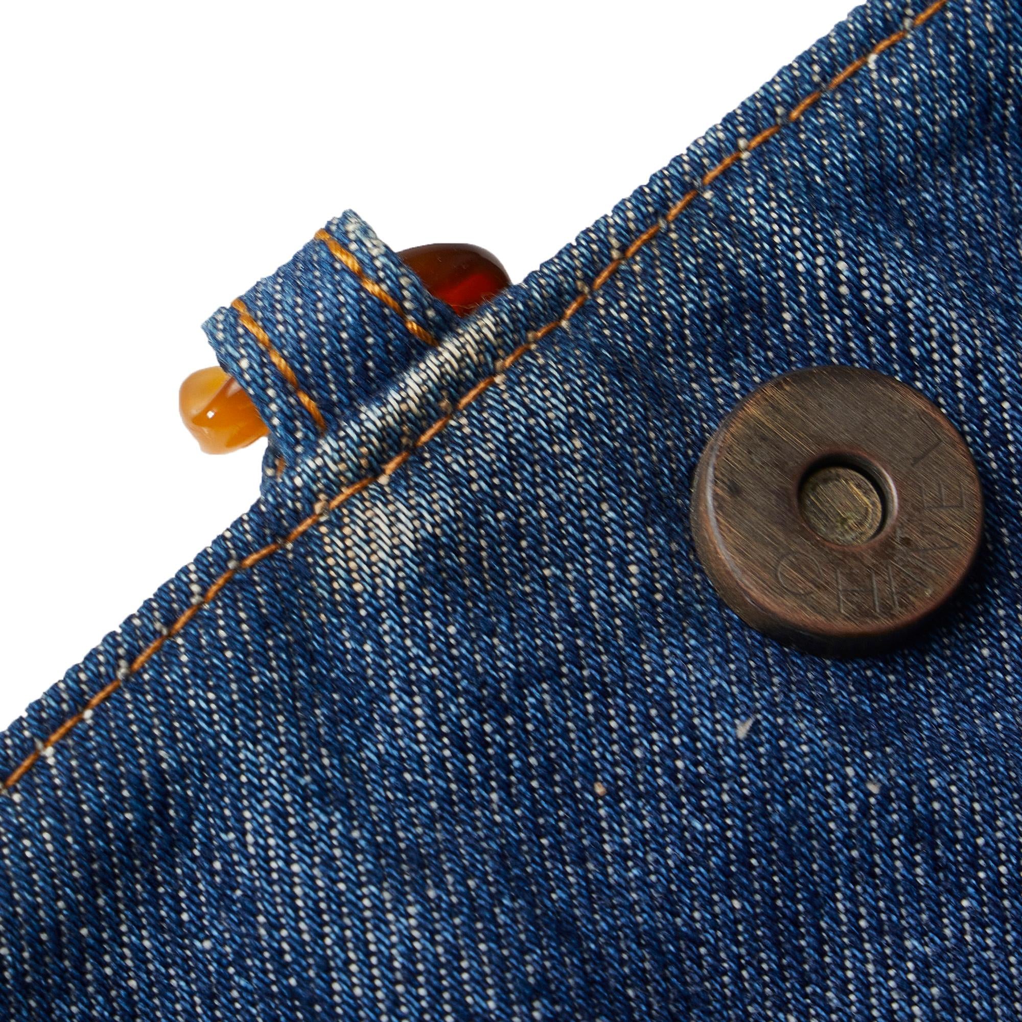 Chanel CC Denim Tote Bag (SHG-PRLc17)