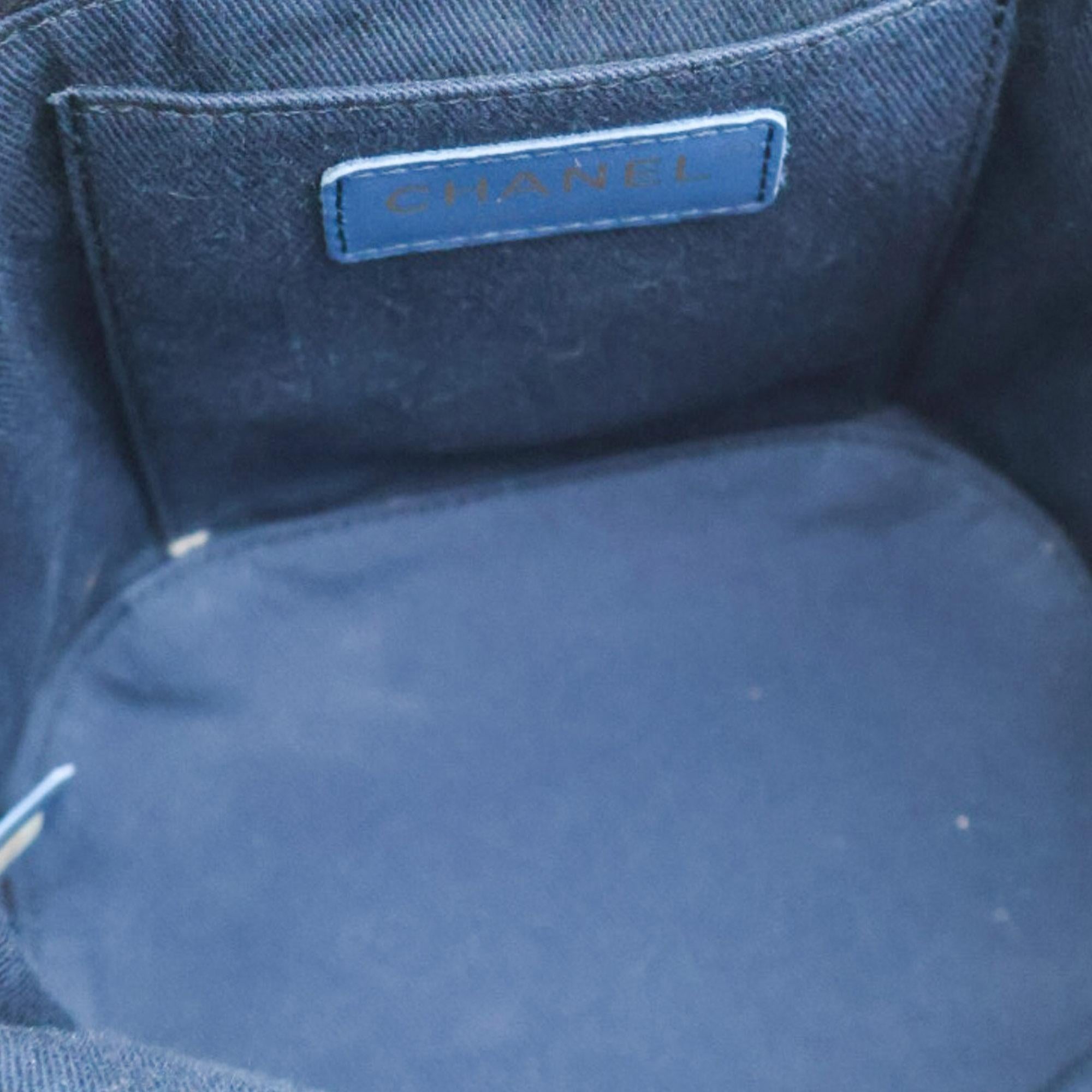 Chanel CC Denim Vanity Bag (SHG-xkxUbI)