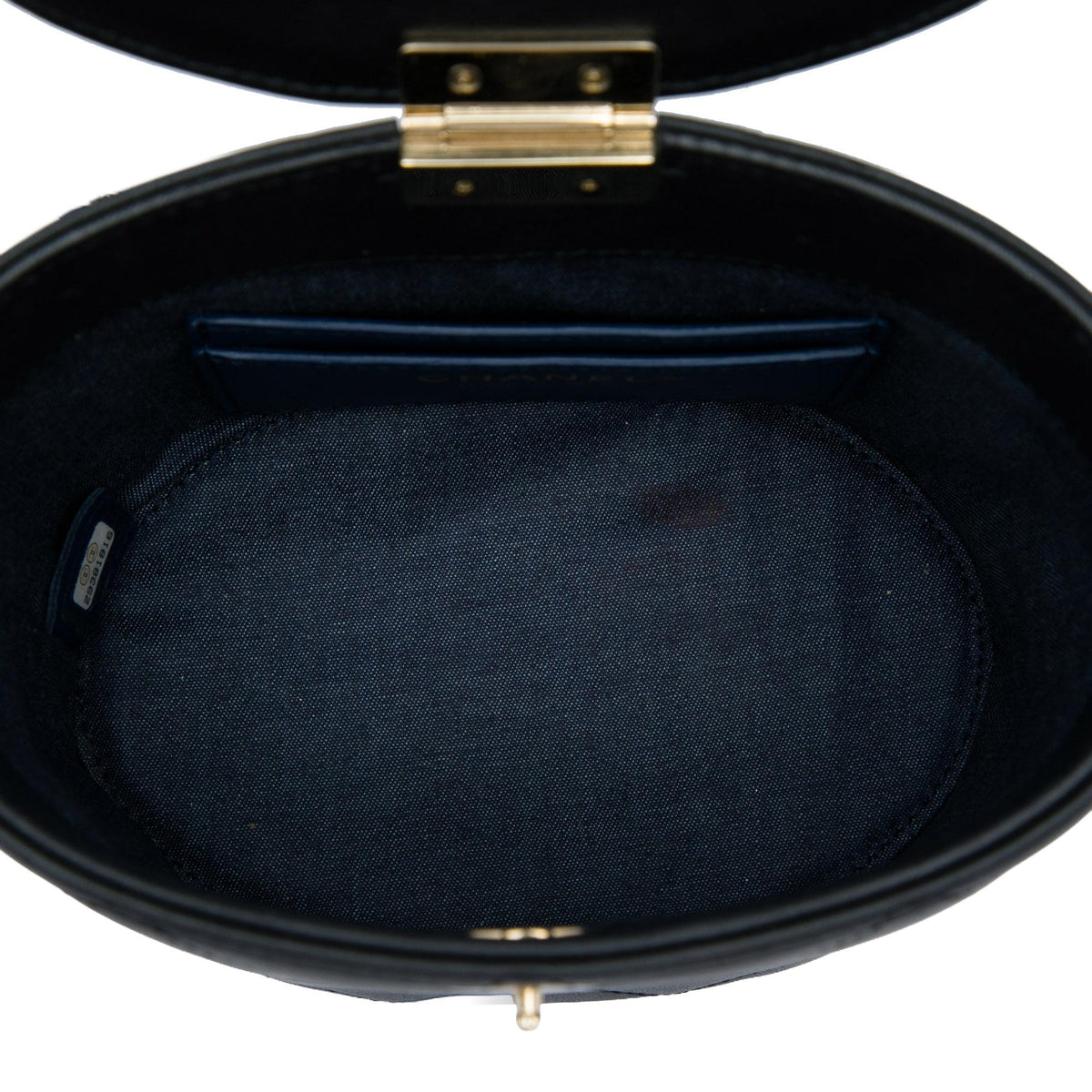 Chanel CC Lambskin Elegant Chain Vanity Case