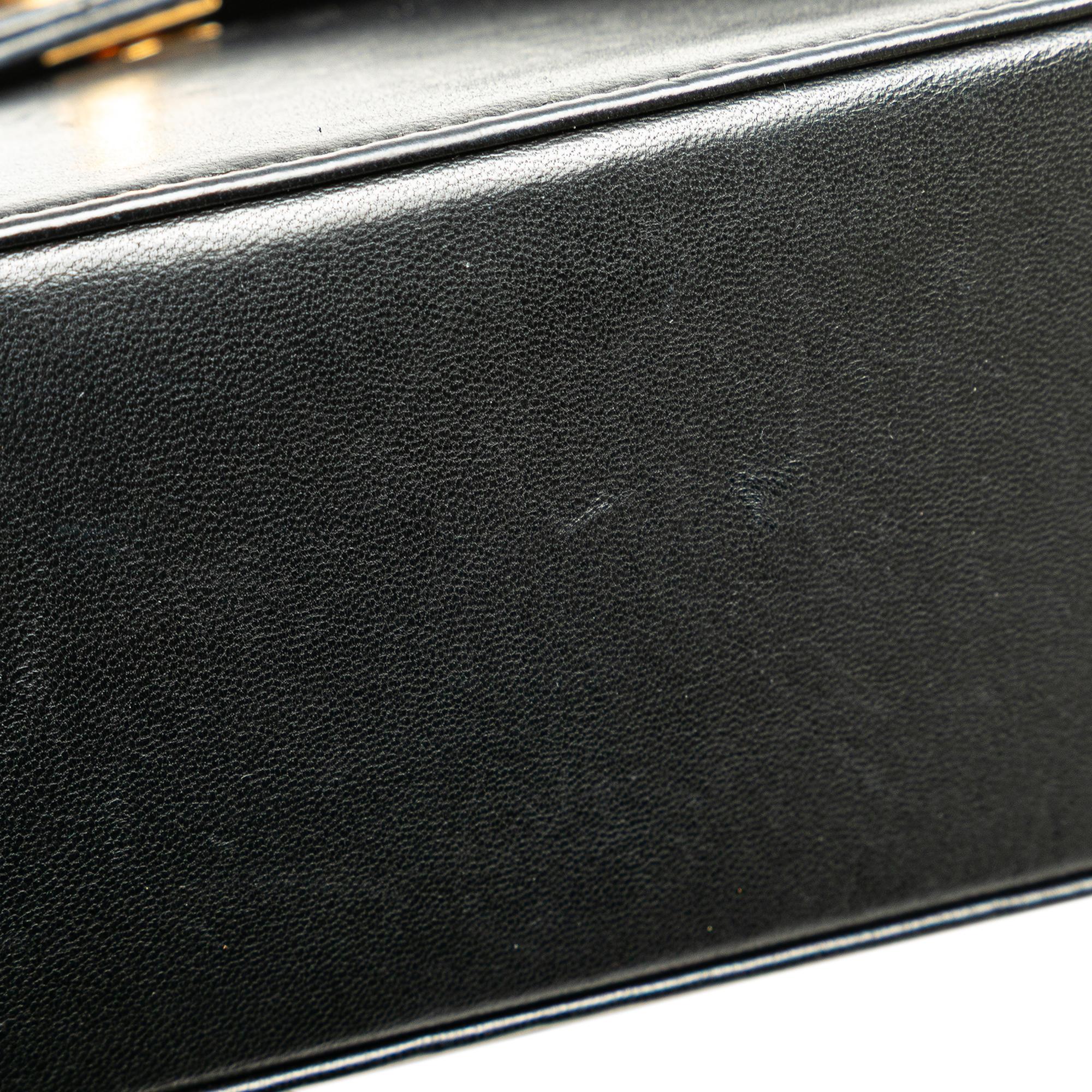 Chanel CC Lambskin Trapezoid Flap