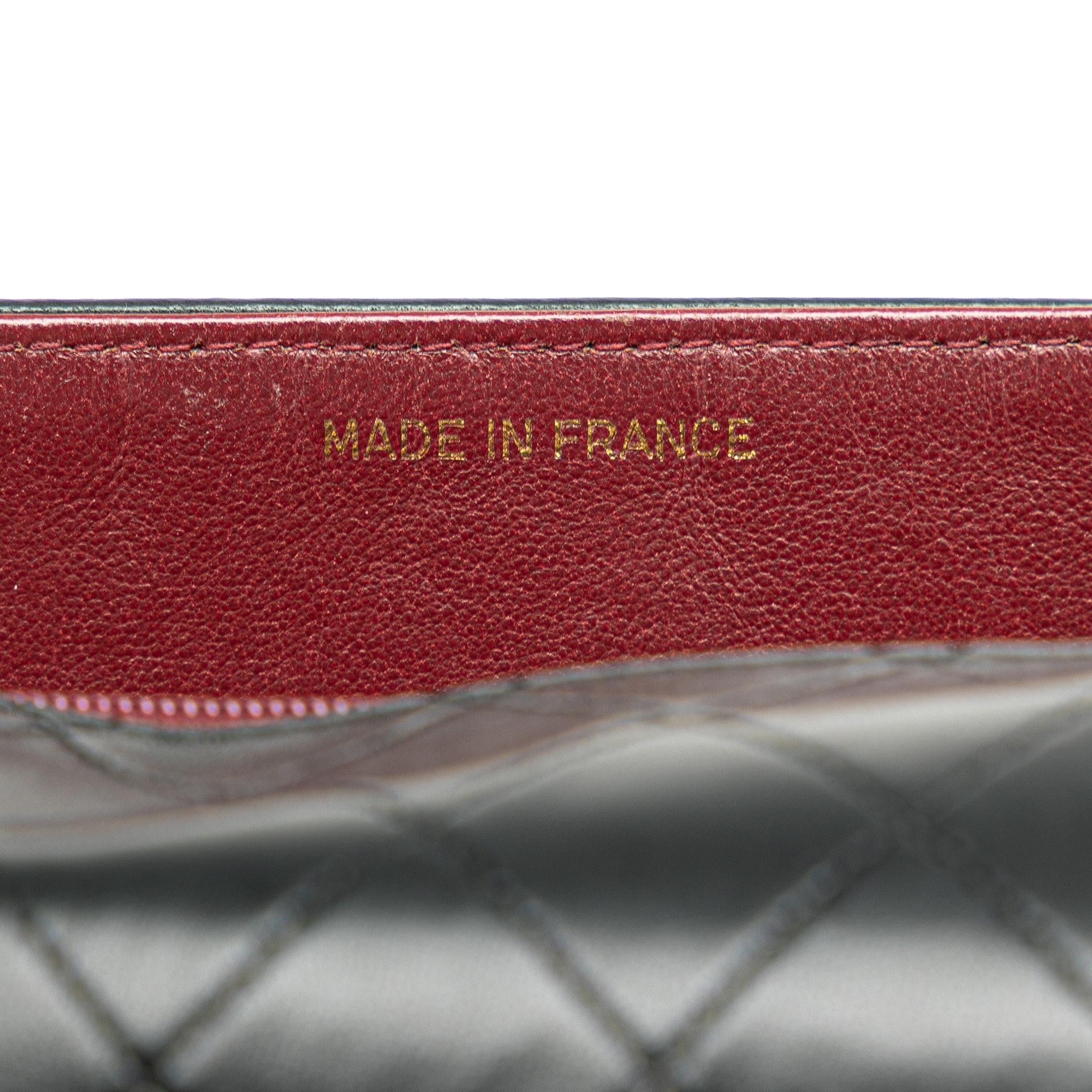 Chanel CC Lambskin Trapezoid Flap