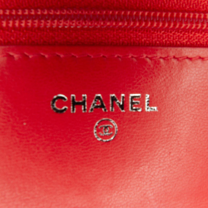 Chanel CC Lambskin Wild Stitch Wallet on Chain (SHG-GQnVtv)