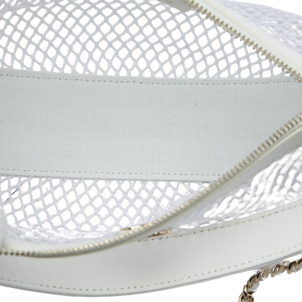 Chanel CC Mesh and Quilted Shiny Lambskin Chain Hobo
