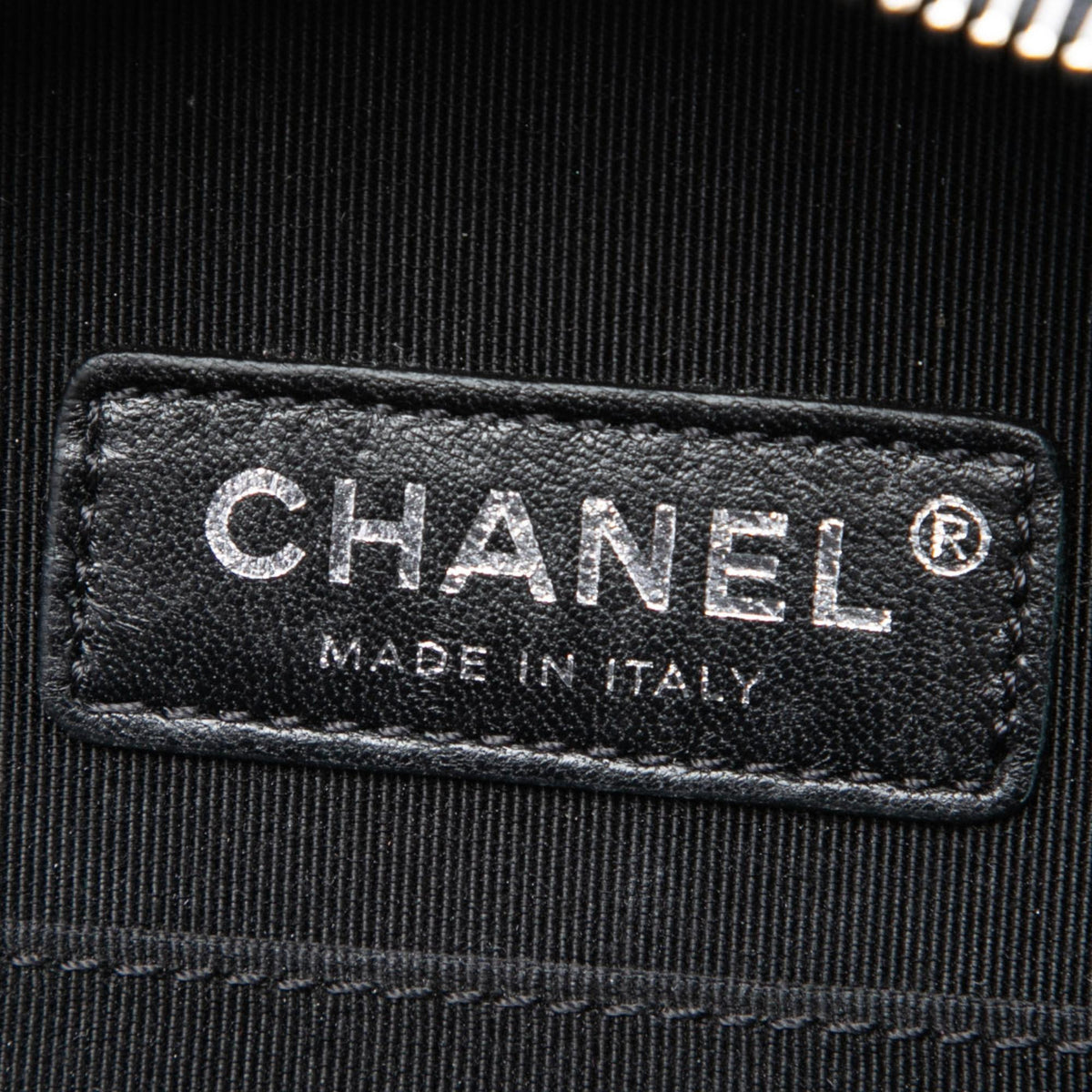 Chanel CC Patent Round As Earth Bag