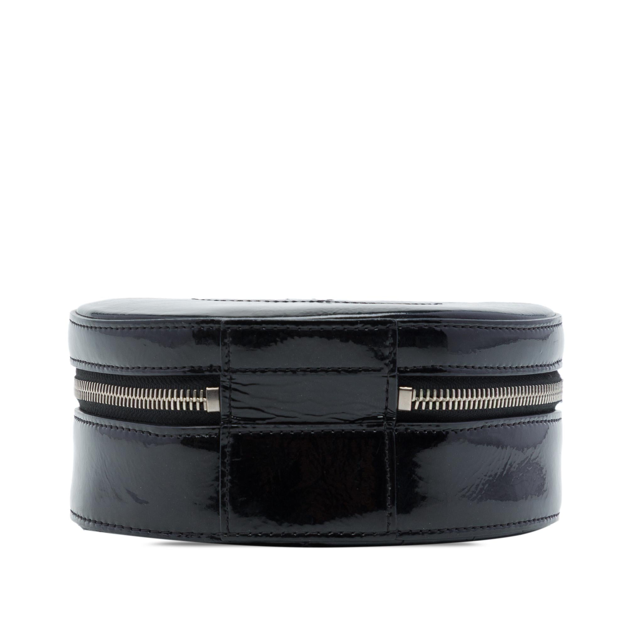 Chanel CC Patent Round as Earth Bag