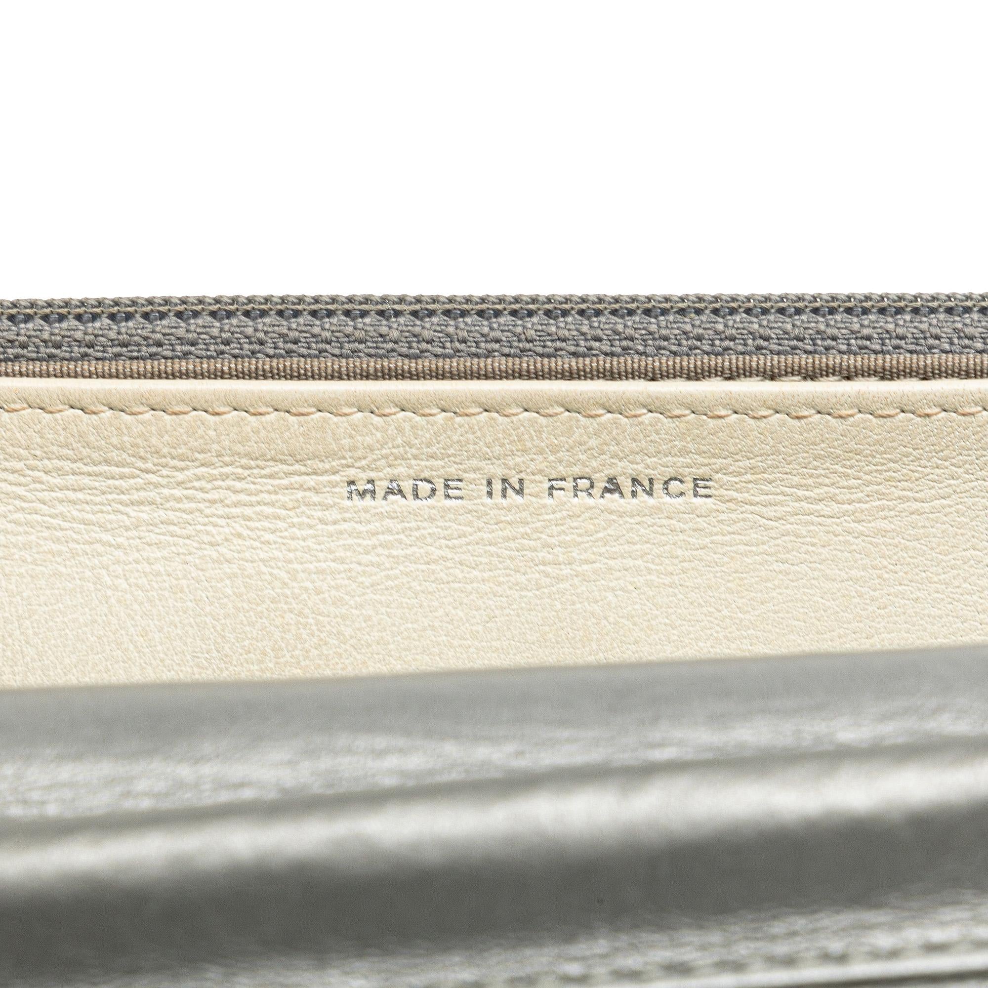 Chanel CC Quilted Aged Calfskin Wallet On Chain