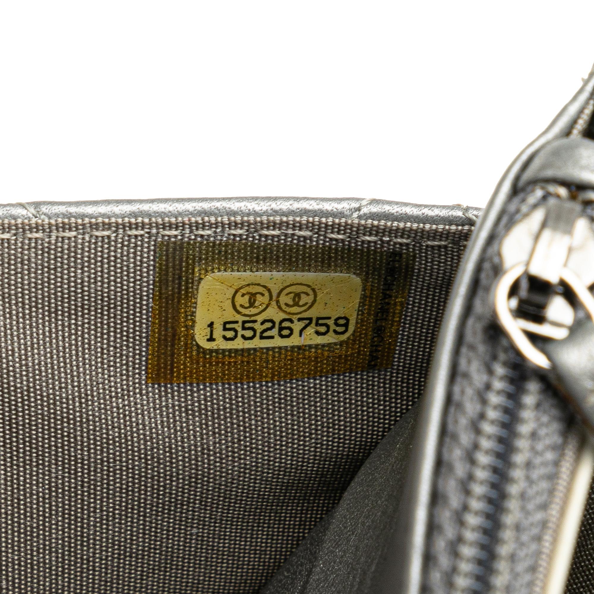 Chanel CC Quilted Aged Calfskin Wallet On Chain