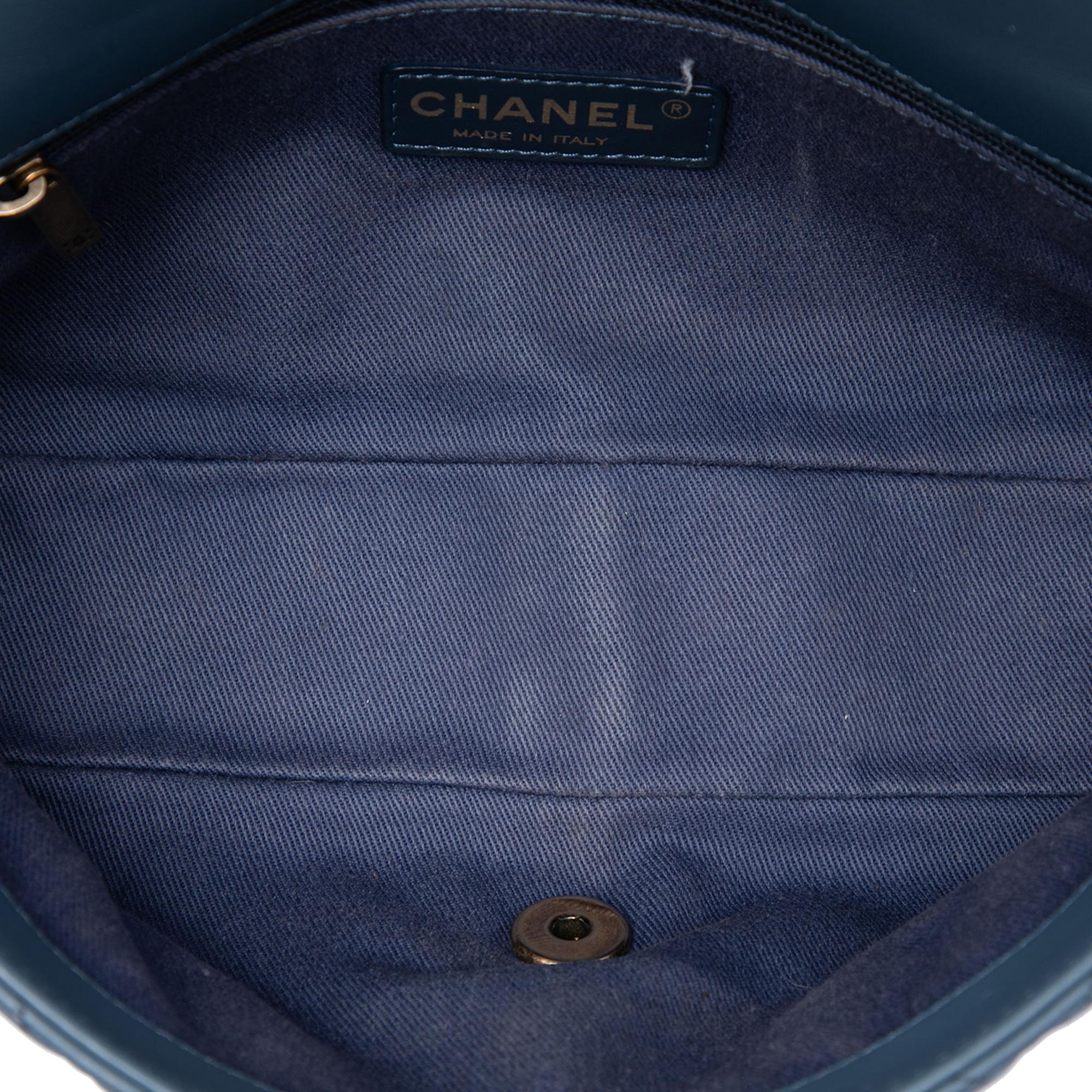 Chanel CC Quilted Calfskin Ombre Flap