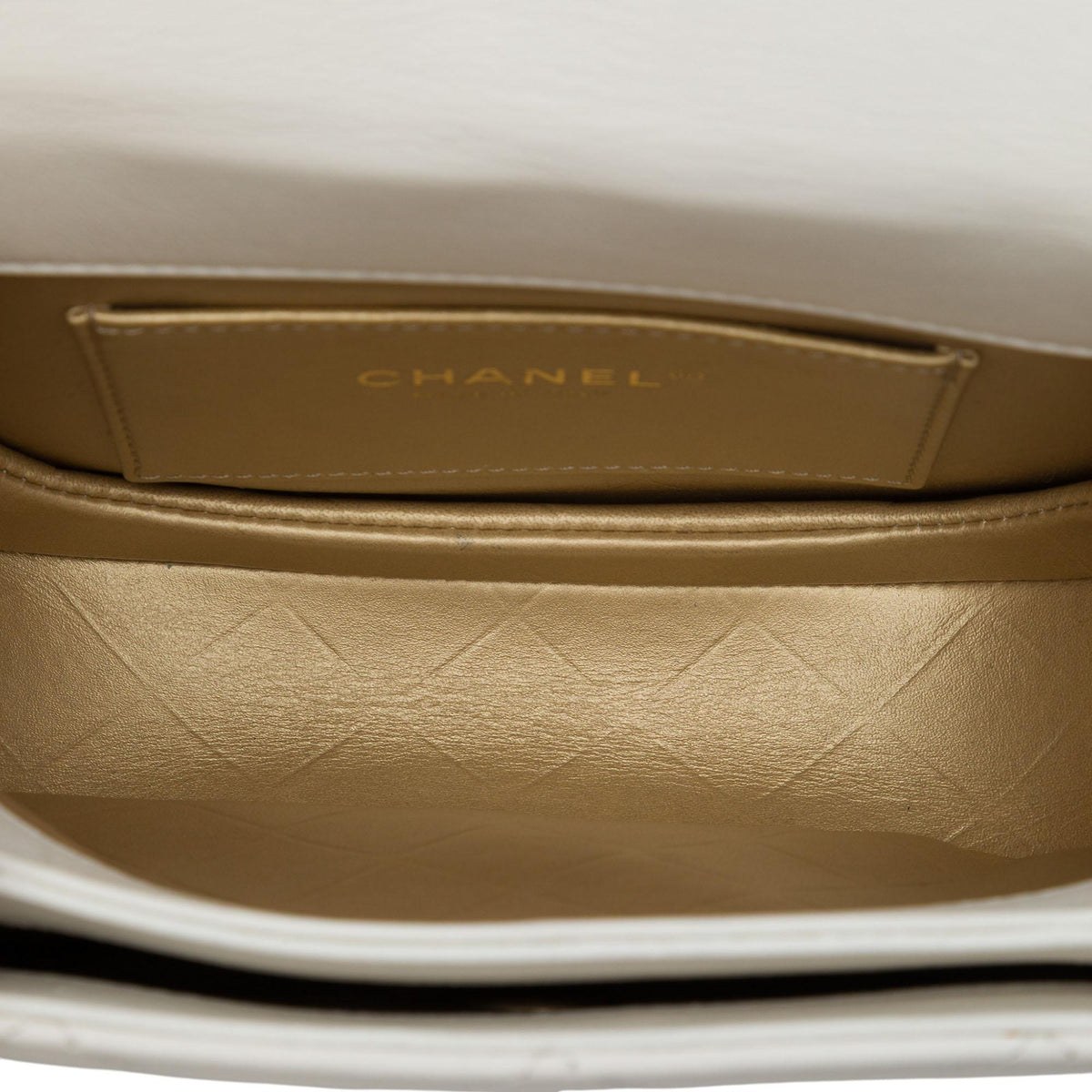 Chanel CC Quilted Calfskin Round Moon Messenger Flap