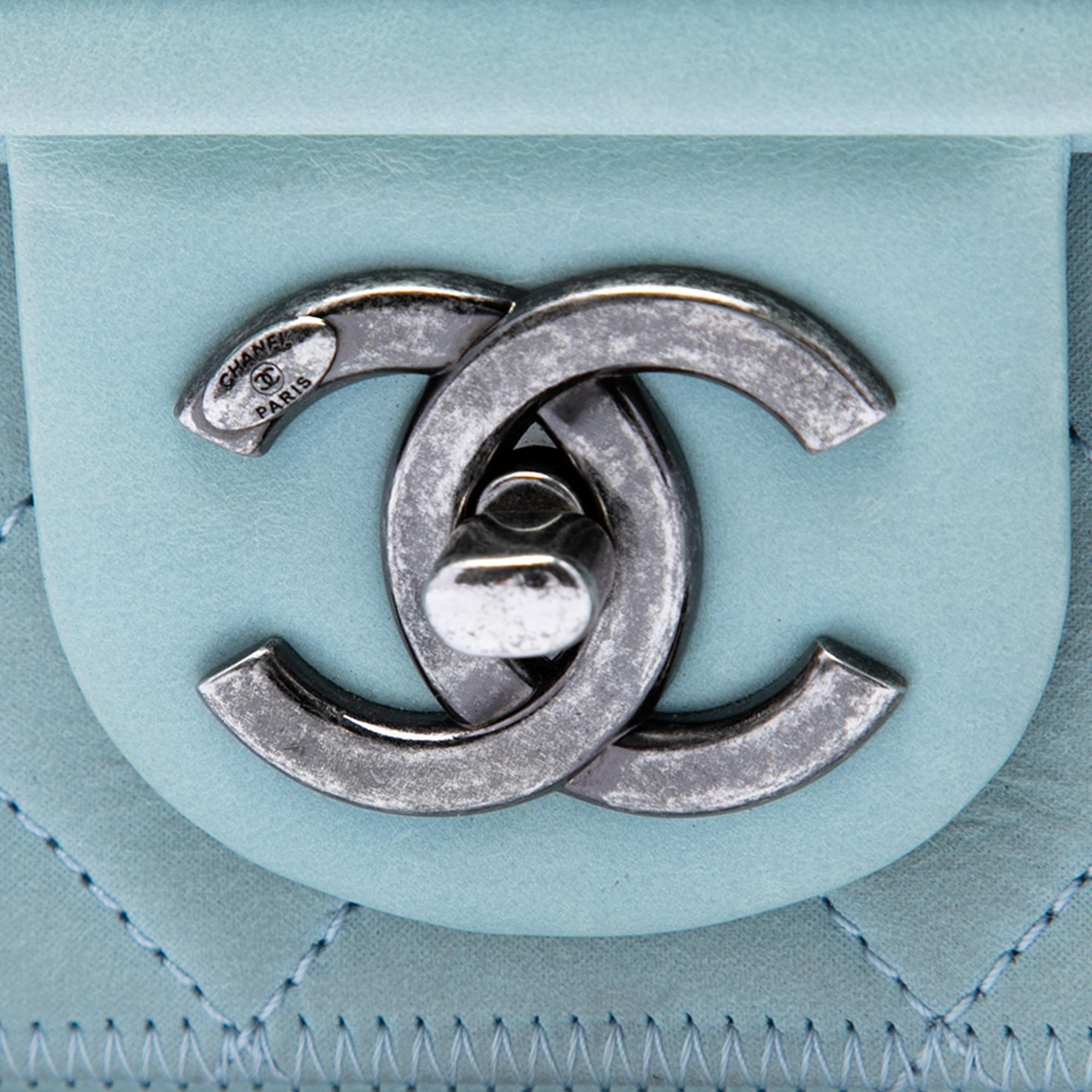 Chanel CC Quilted Calfskin Single Flap