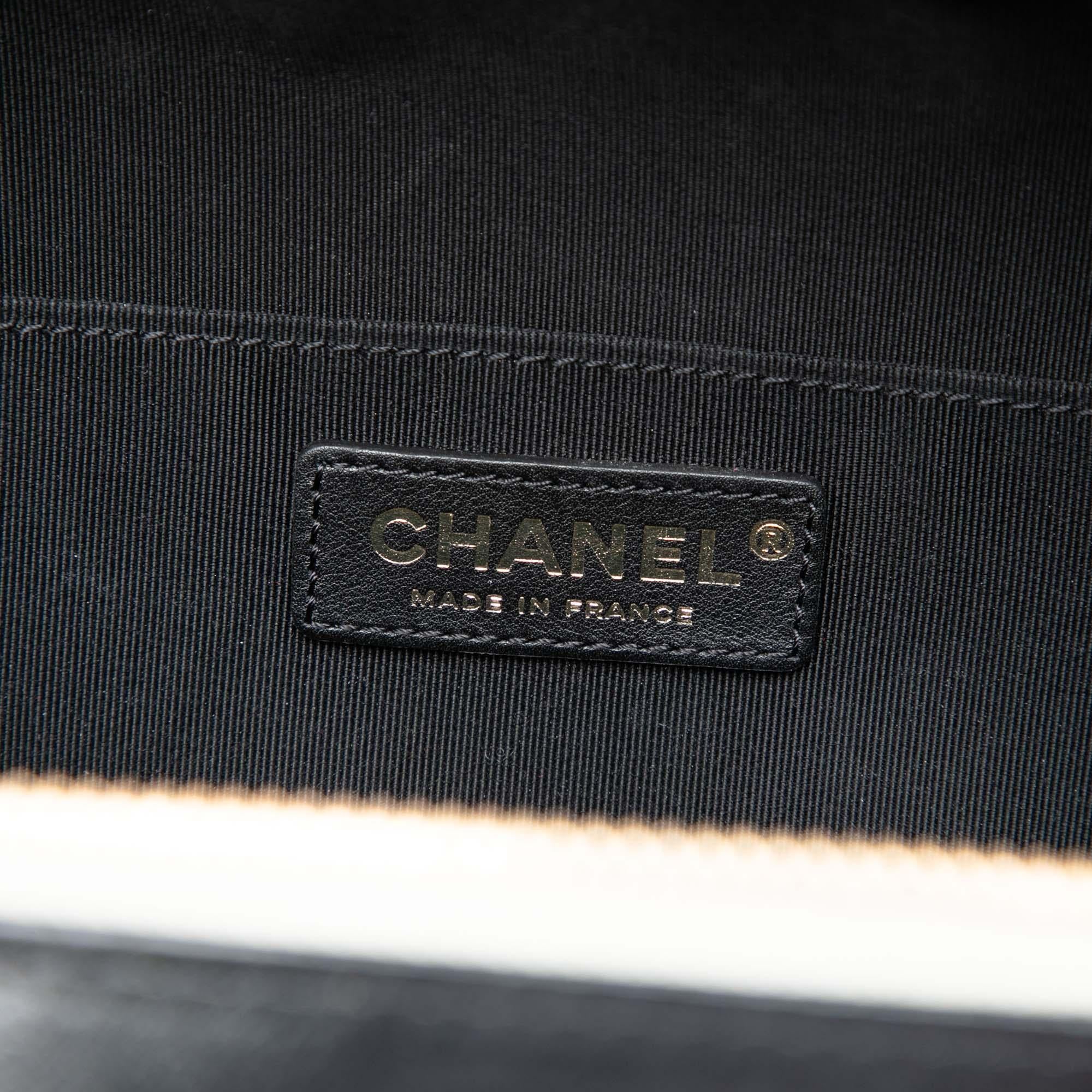 Chanel CC Quilted Crumpled Calfskin Vanity Case