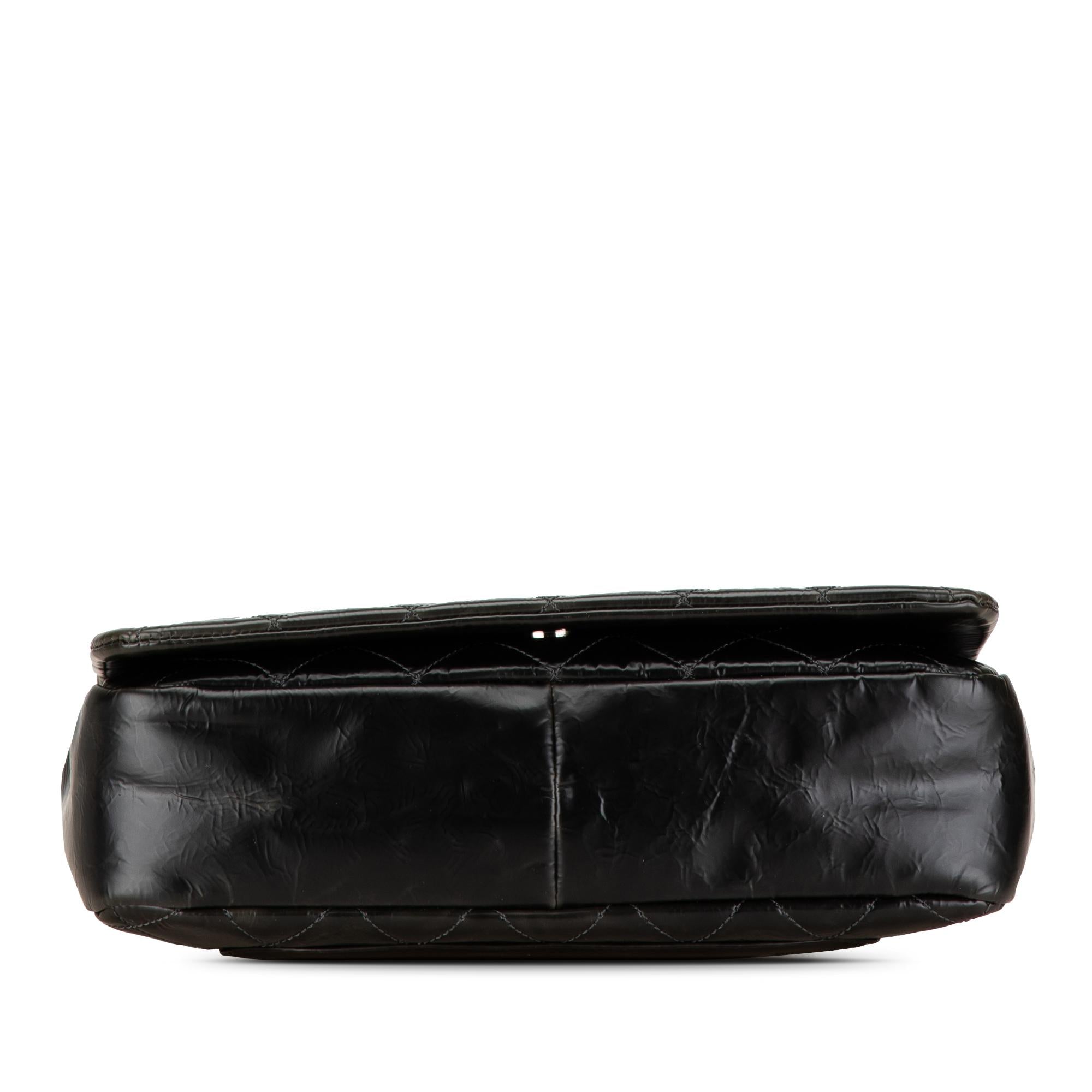 Chanel CC Quilted Glazed Calfskin Flap (SHG-16f7wX)