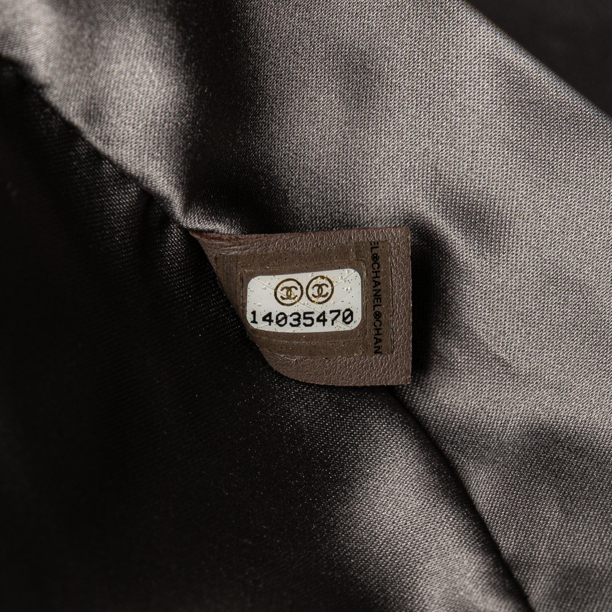 Chanel CC Quilted Glazed Calfskin Flap (SHG-16f7wX)