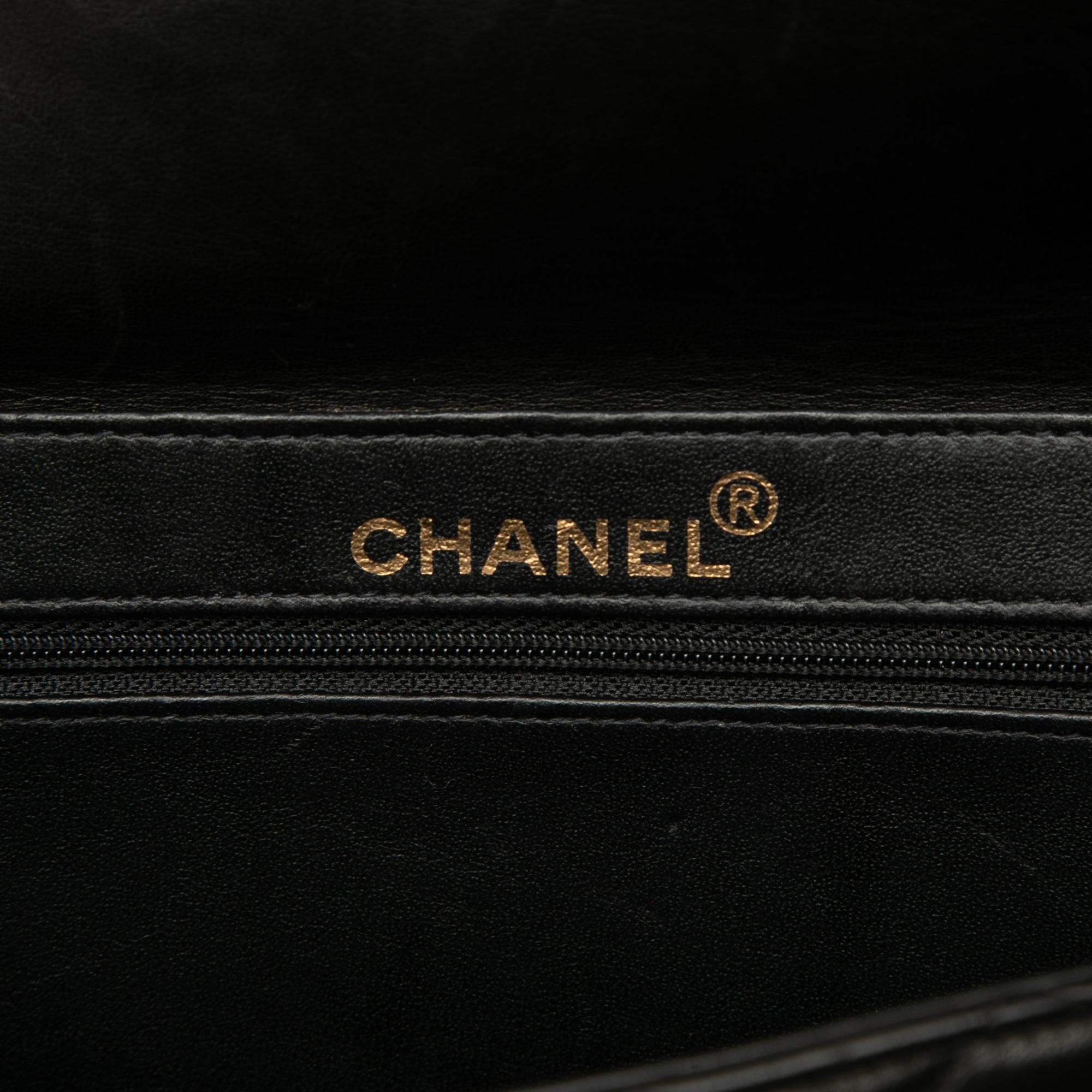 Chanel CC Quilted Lambskin Double Sided Flap