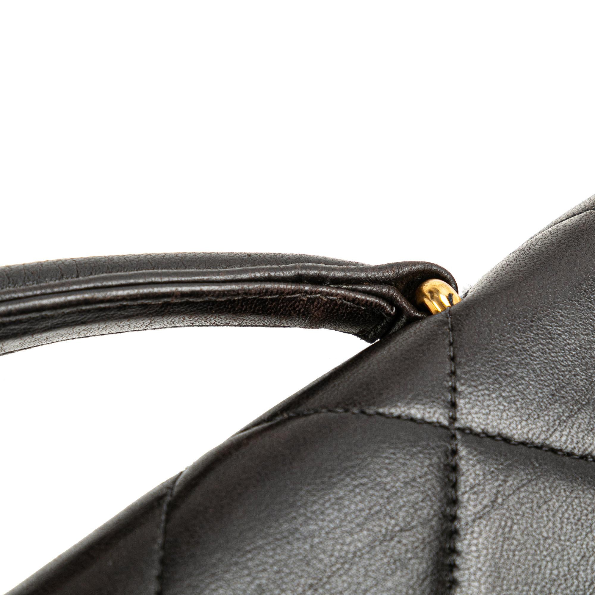 Chanel CC Quilted Lambskin Flap Briefcase (SHG-C50FAl)