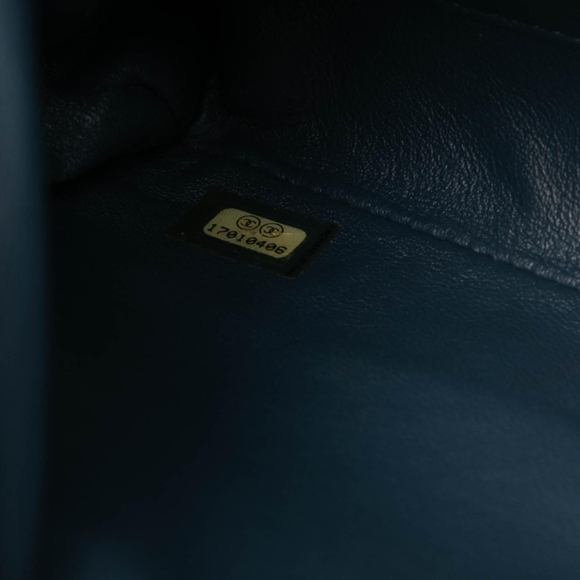 Chanel CC Quilted Lambskin Flap Clutch with Chain