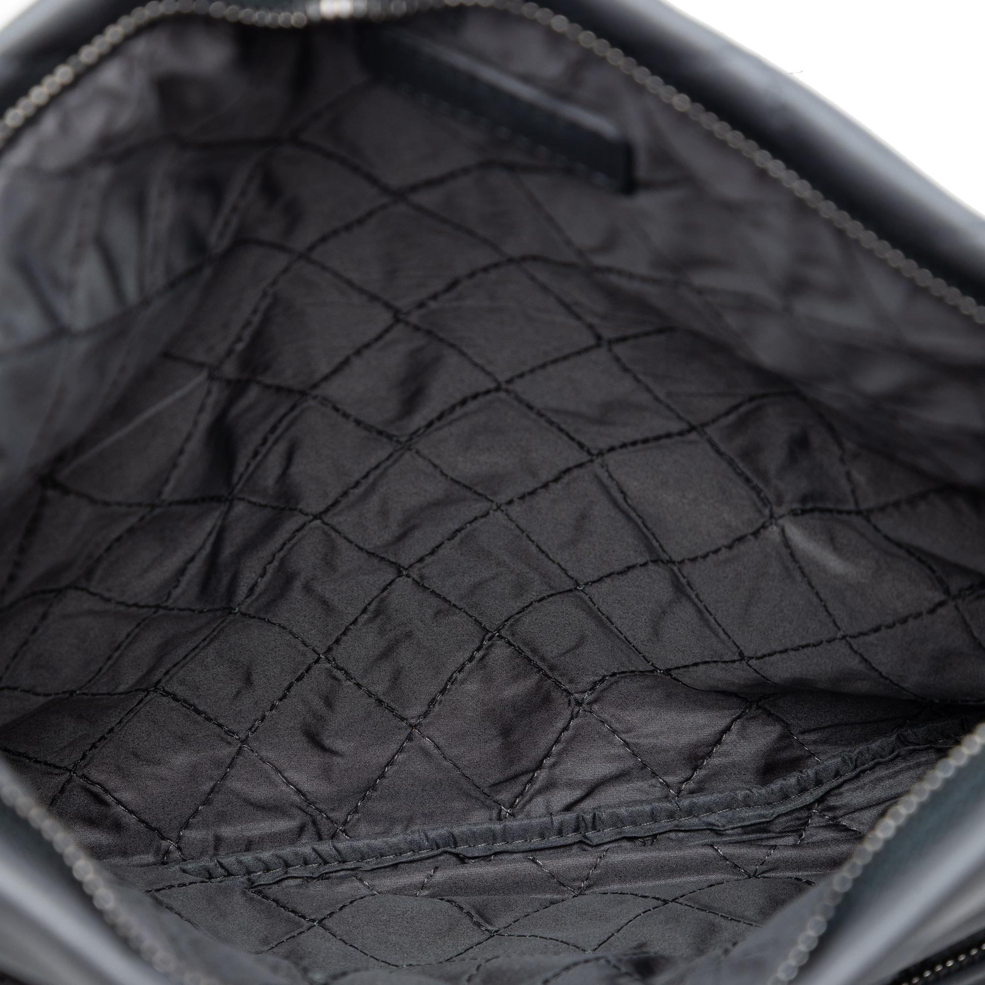 Chanel CC Quilted Lambskin Foldover Clutch