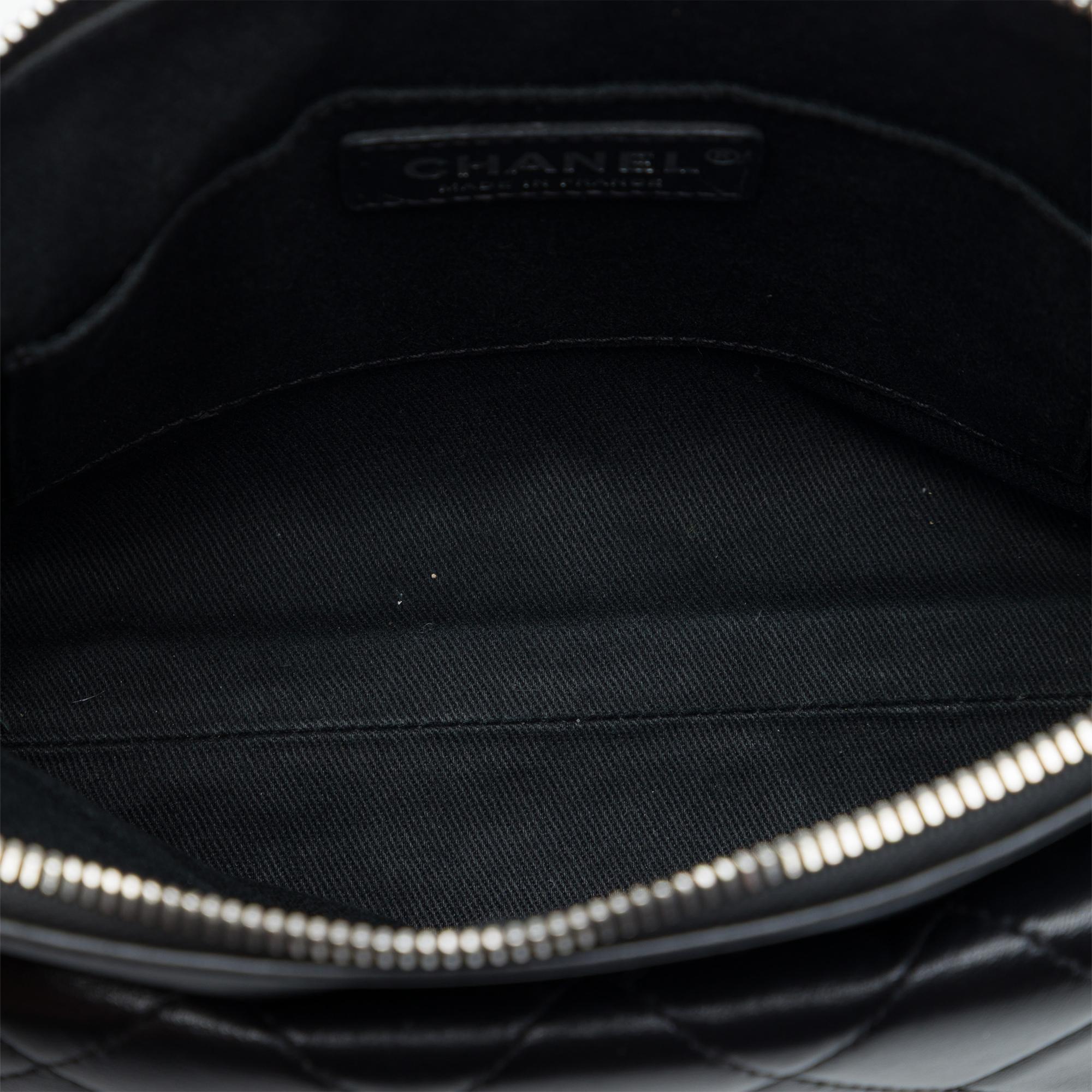 Chanel CC Quilted Lambskin Front Flap Crossbody