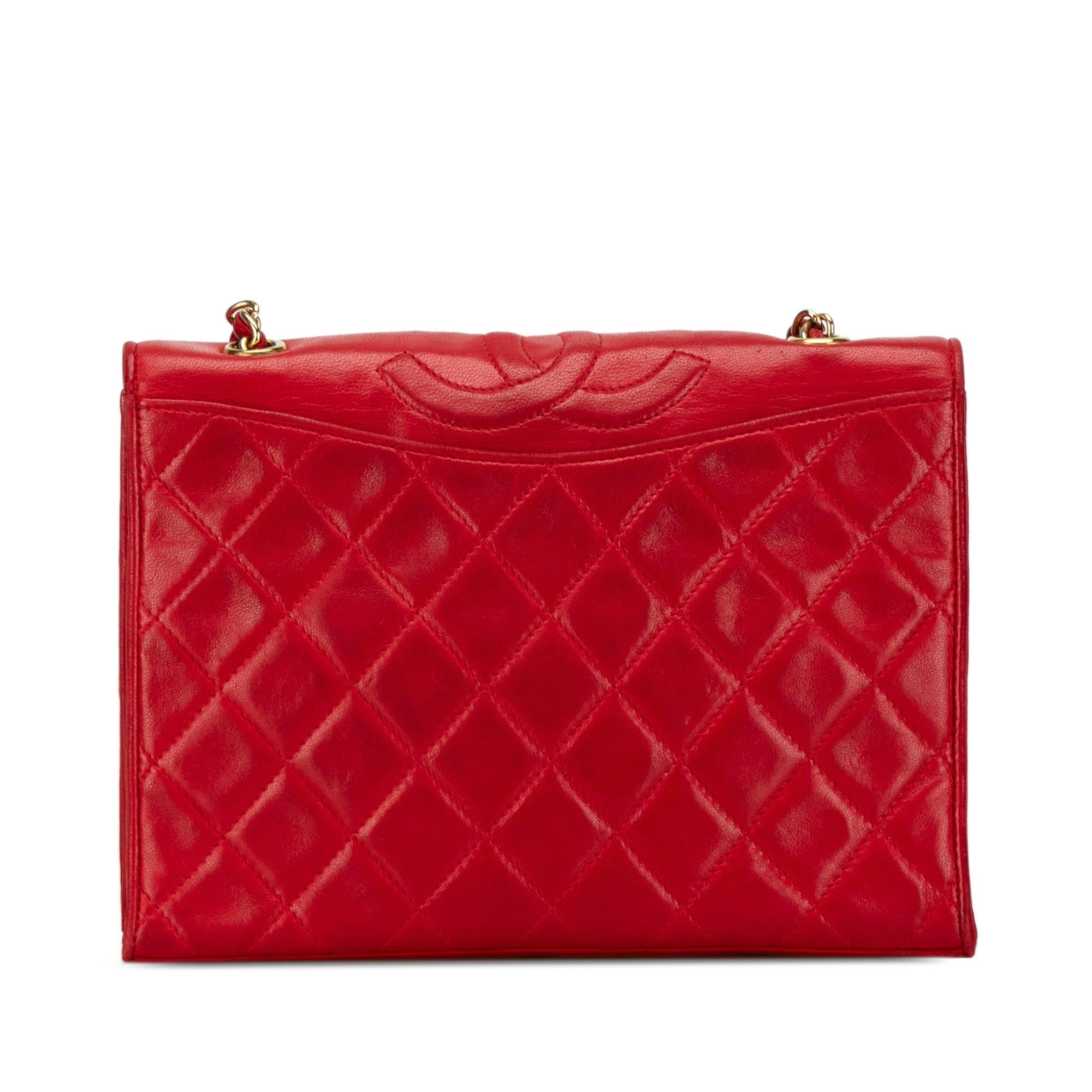Chanel CC Quilted Lambskin Full Flap (SHG-sF6Lle)