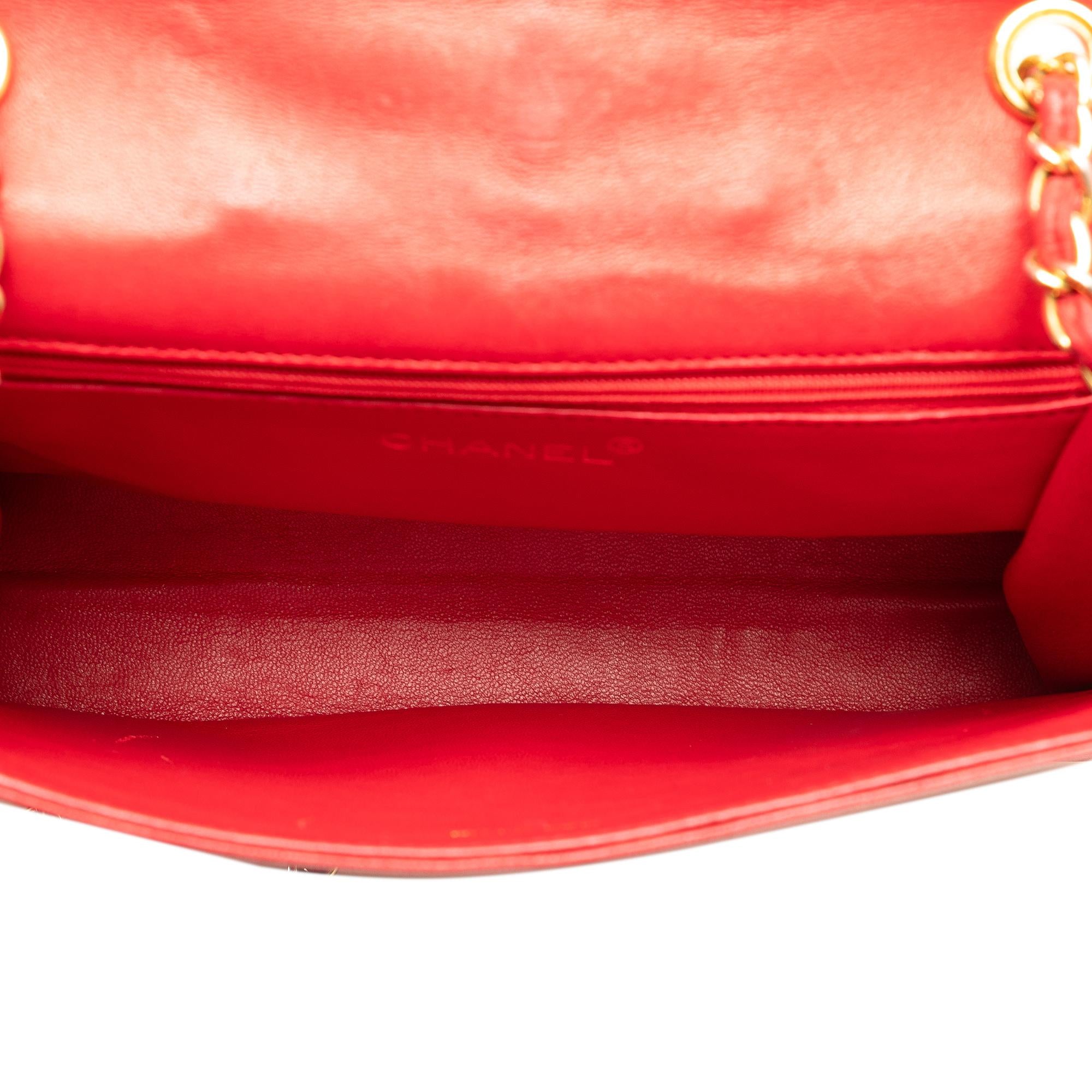 Chanel CC Quilted Lambskin Full Flap (SHG-sF6Lle)