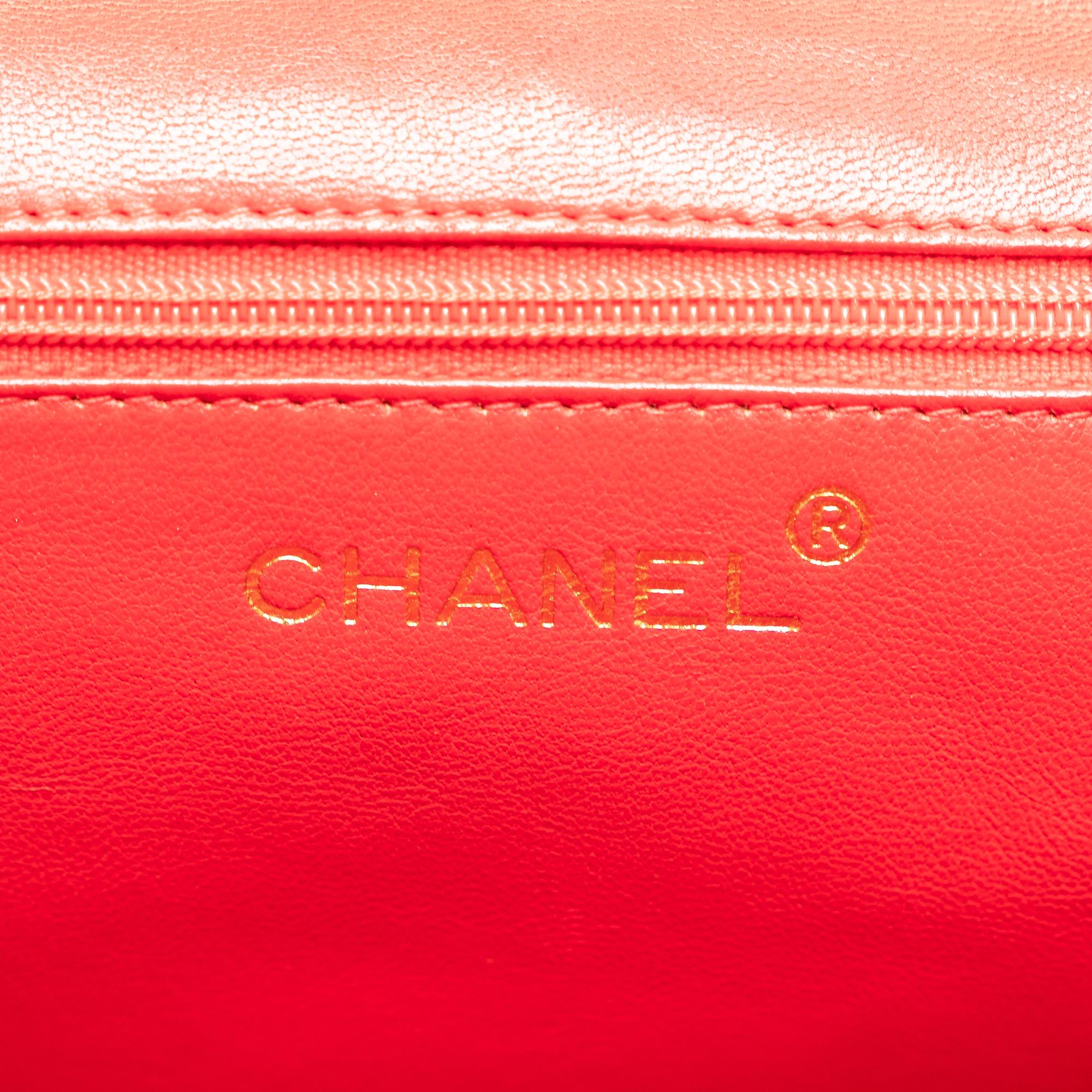 Chanel CC Quilted Lambskin Full Flap (SHG-sF6Lle)