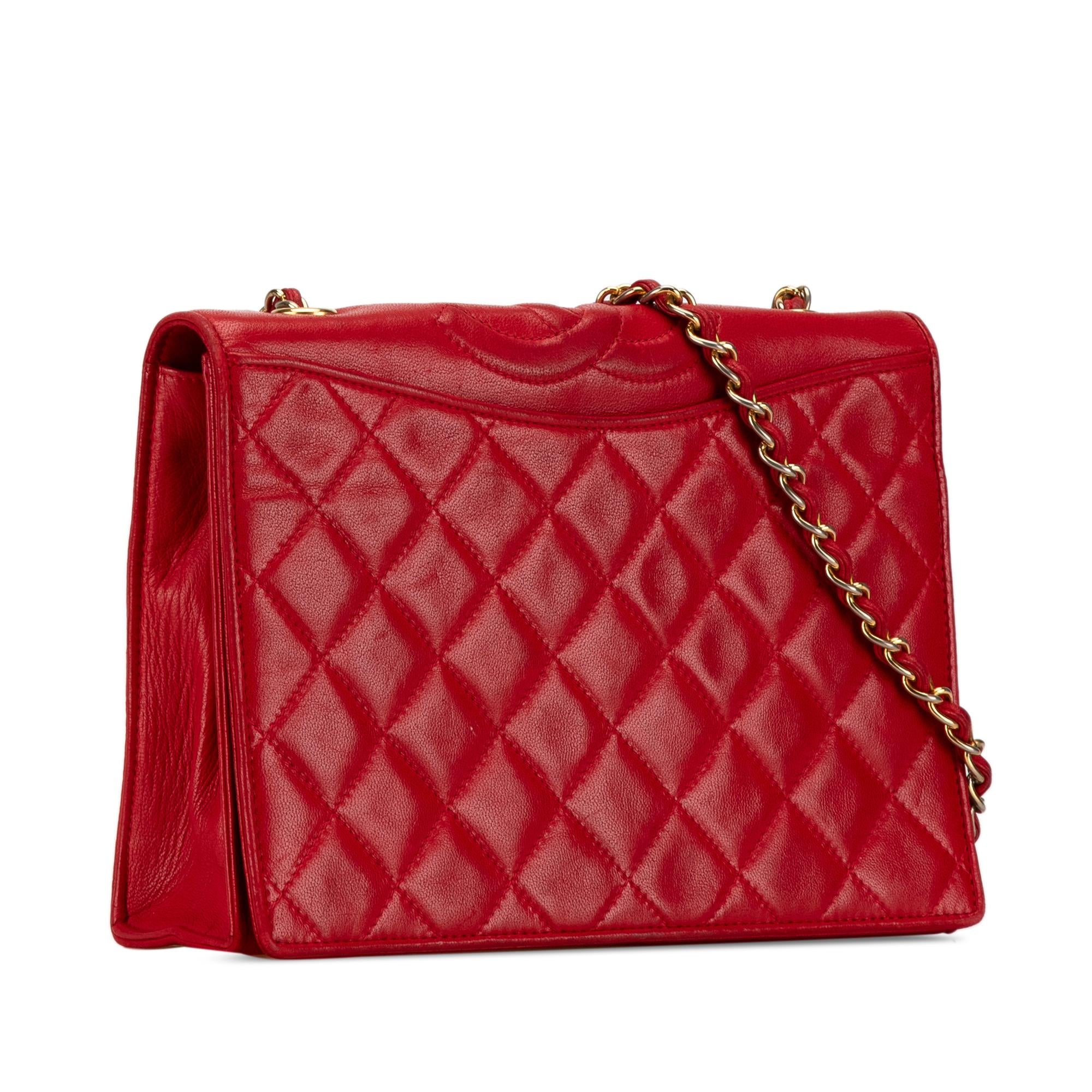 Chanel CC Quilted Lambskin Full Flap (SHG-sF6Lle)