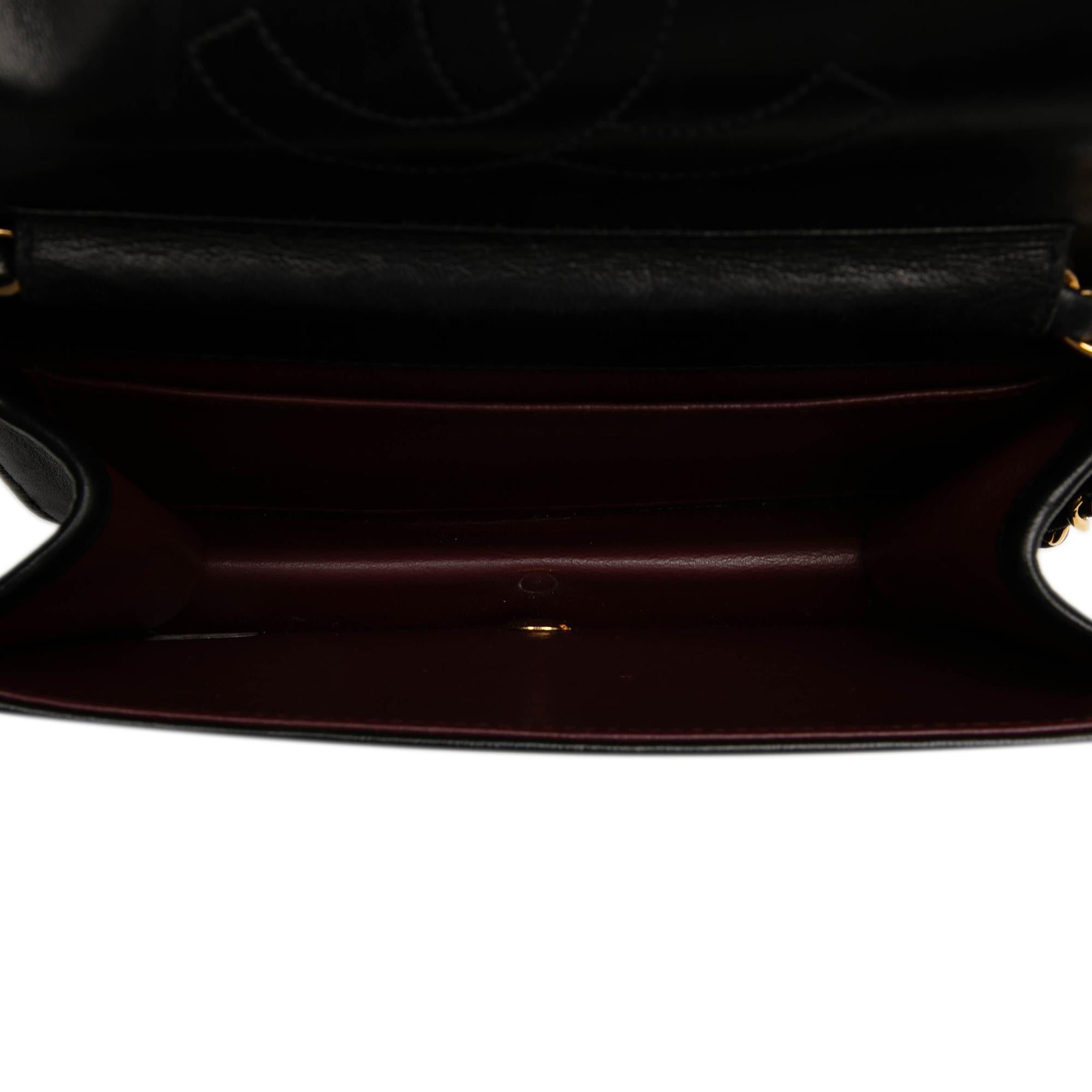 Chanel CC Quilted Lambskin Full Single Flap