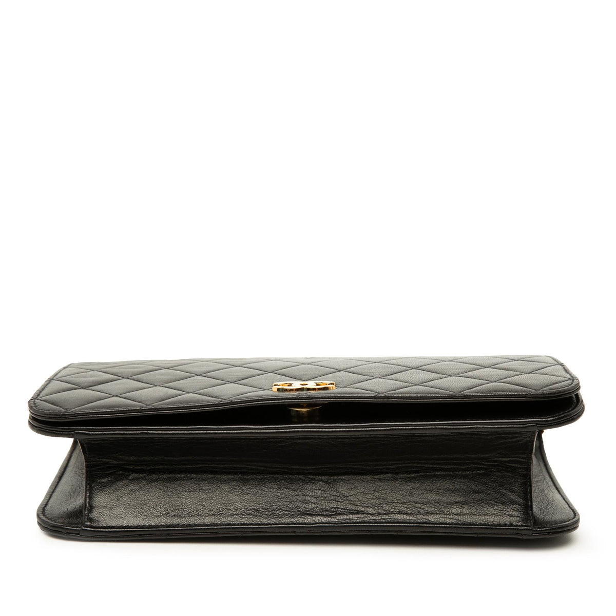 Chanel CC Quilted Lambskin Full Single Flap