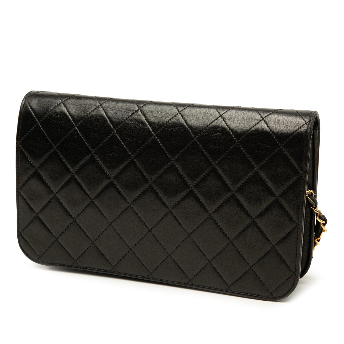 Chanel CC Quilted Lambskin Full Single Flap