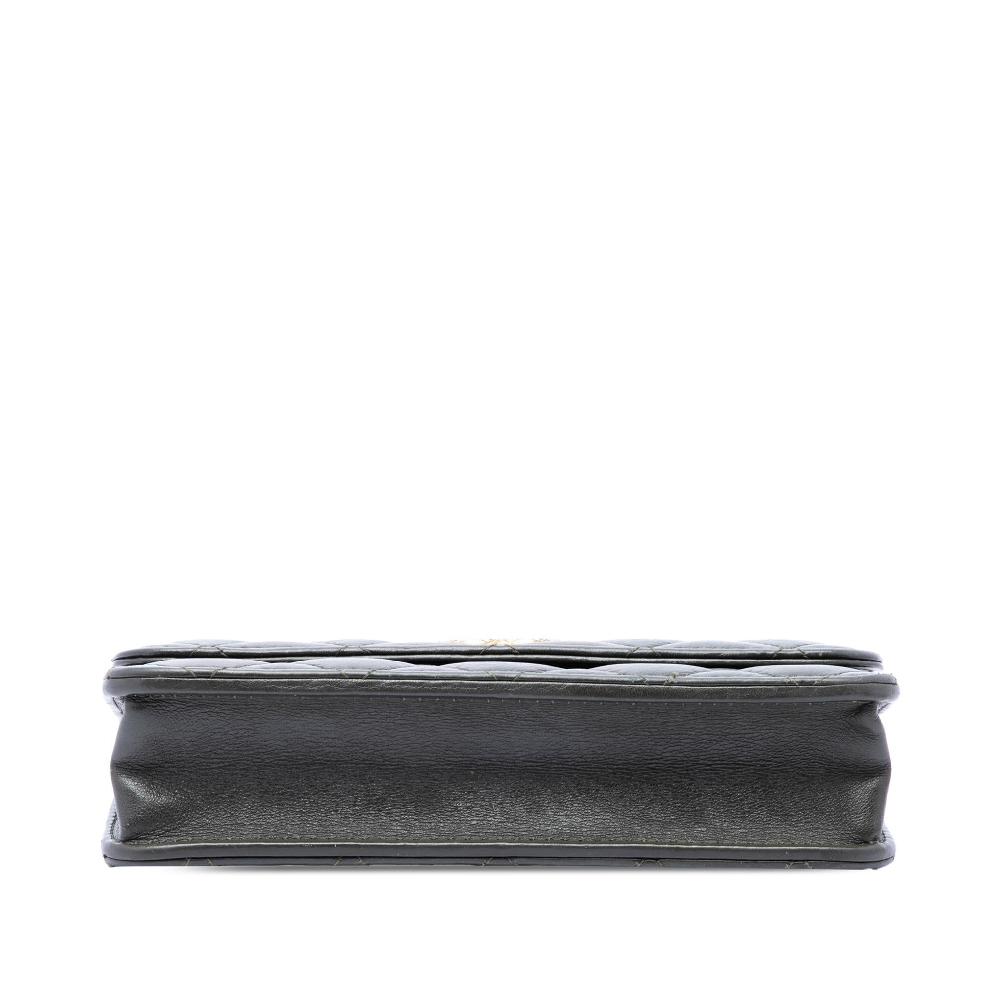Chanel CC Quilted Lambskin Pillow Crush Flap Phone Holder with Chain