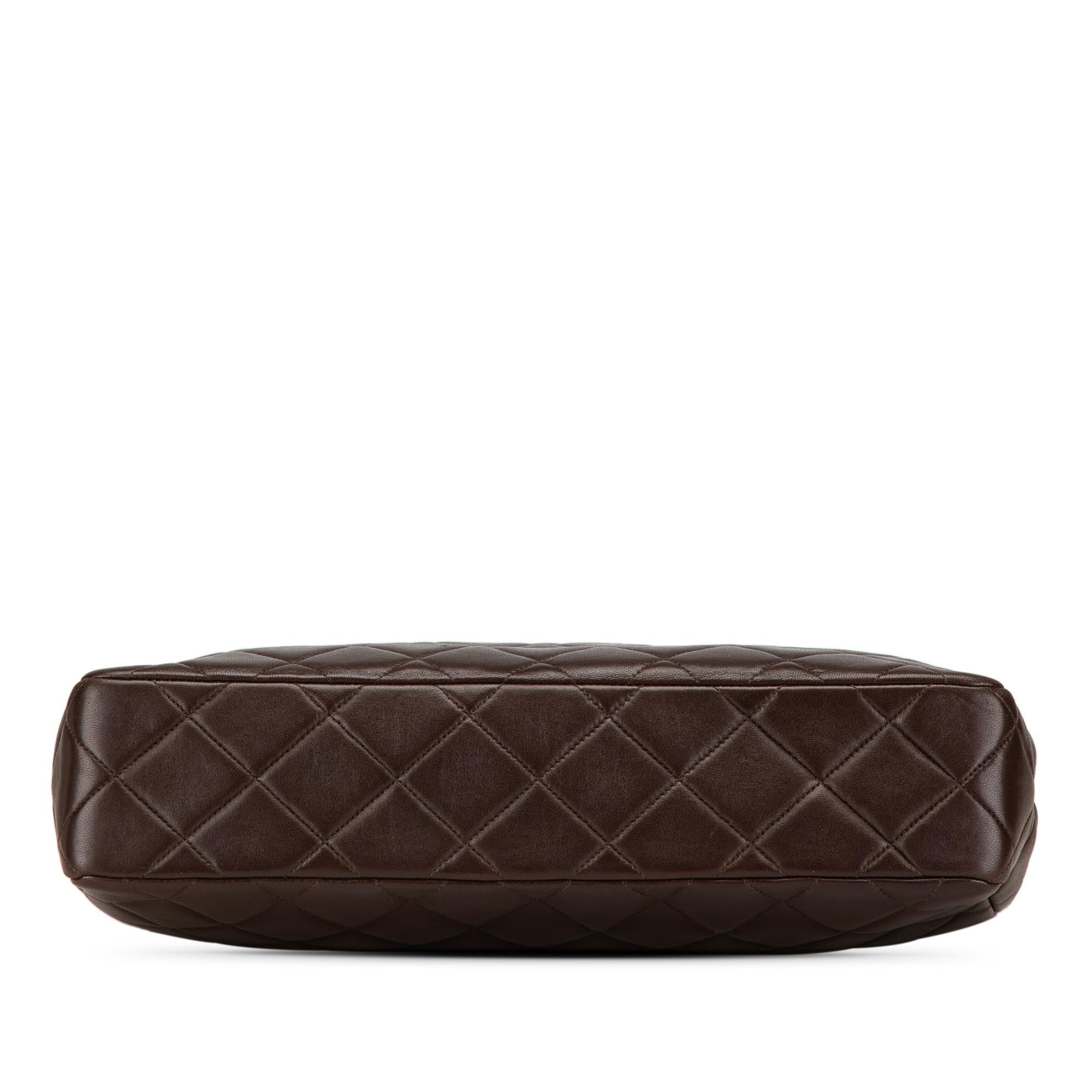 Chanel CC Quilted Lambskin Turnlock Tote