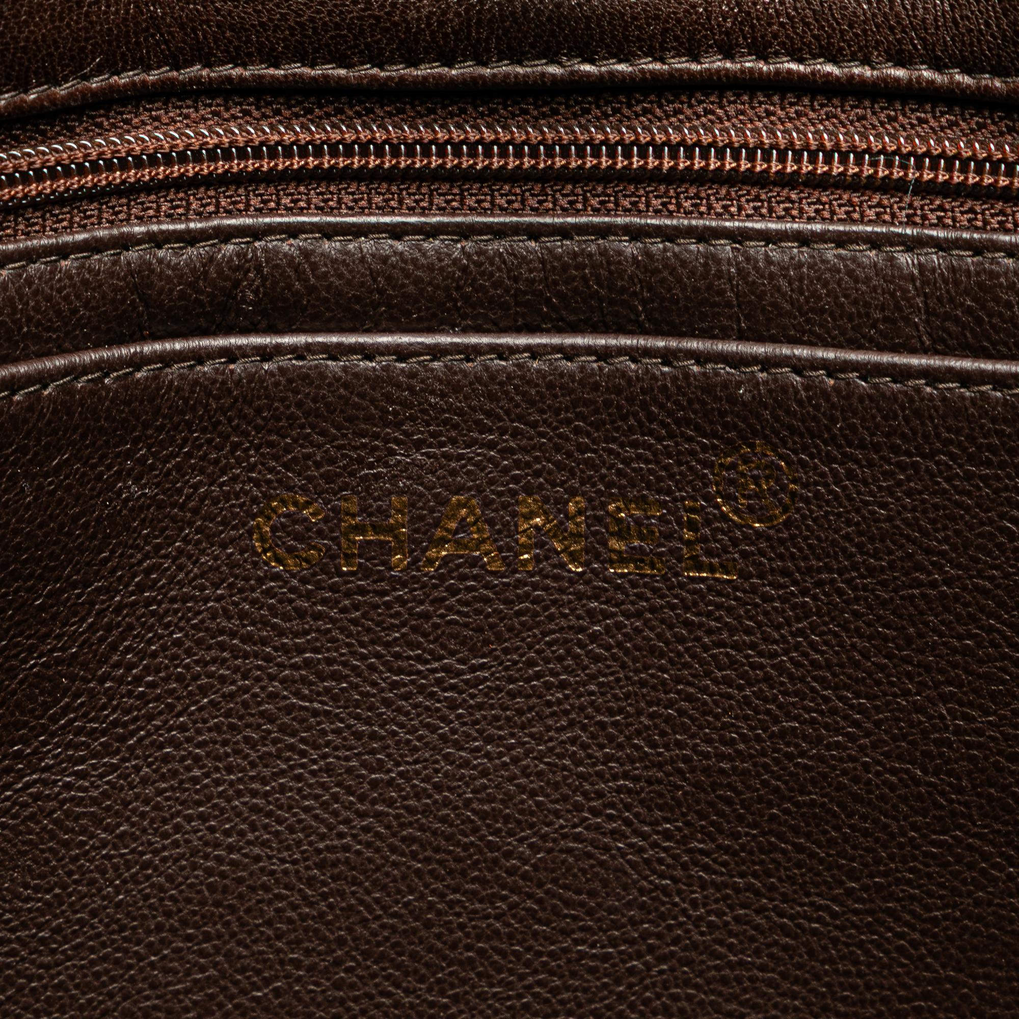 Chanel CC Quilted Lambskin Turnlock Tote