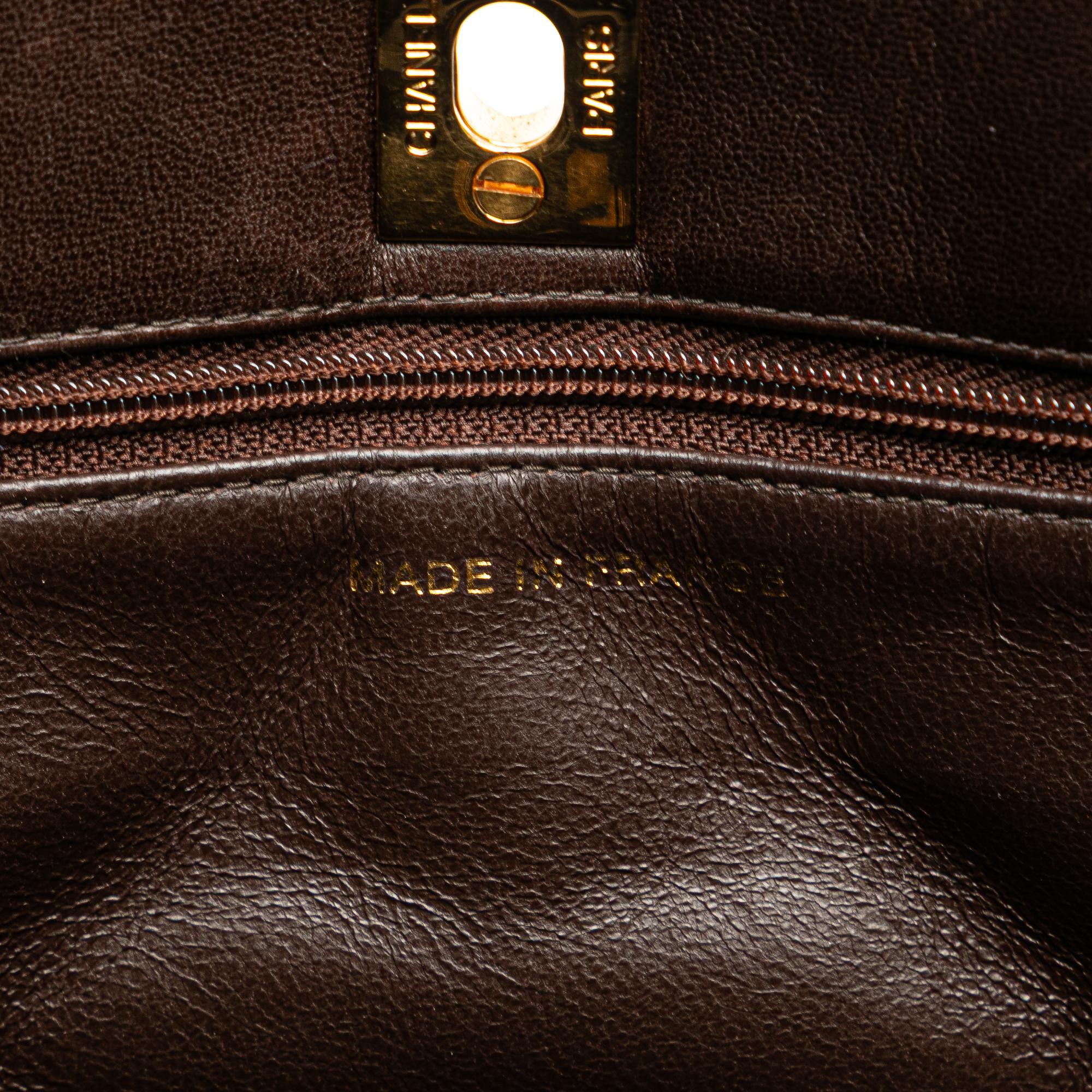 Chanel CC Quilted Lambskin Turnlock Tote