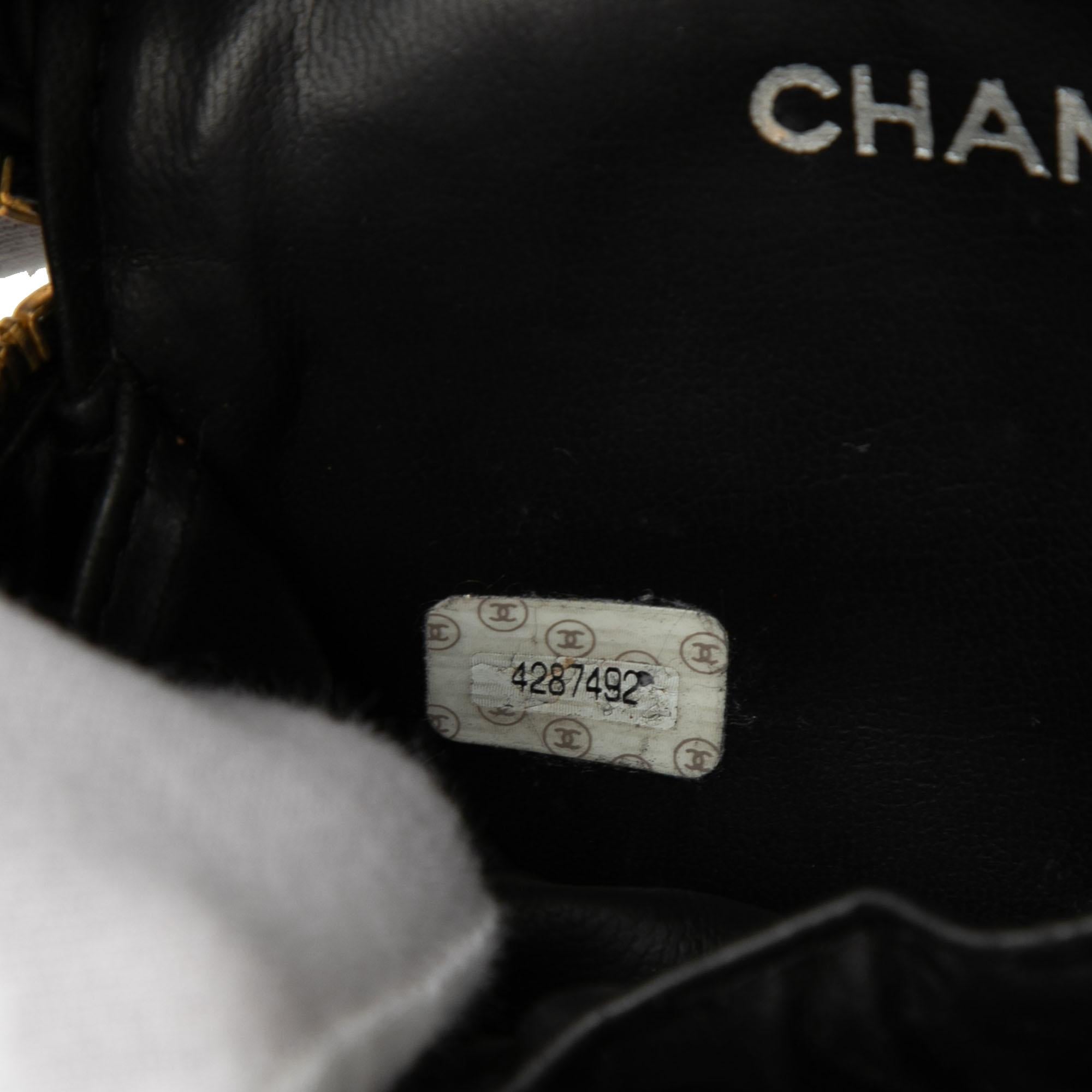 Chanel CC Quilted Lambskin Vanity Bag