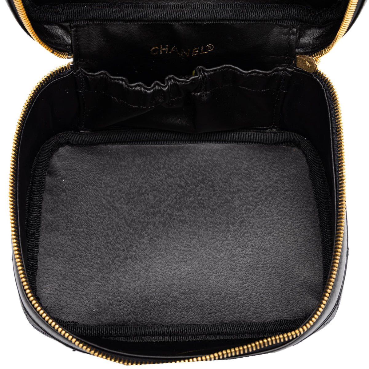 Chanel CC Quilted Lambskin Vanity Bag