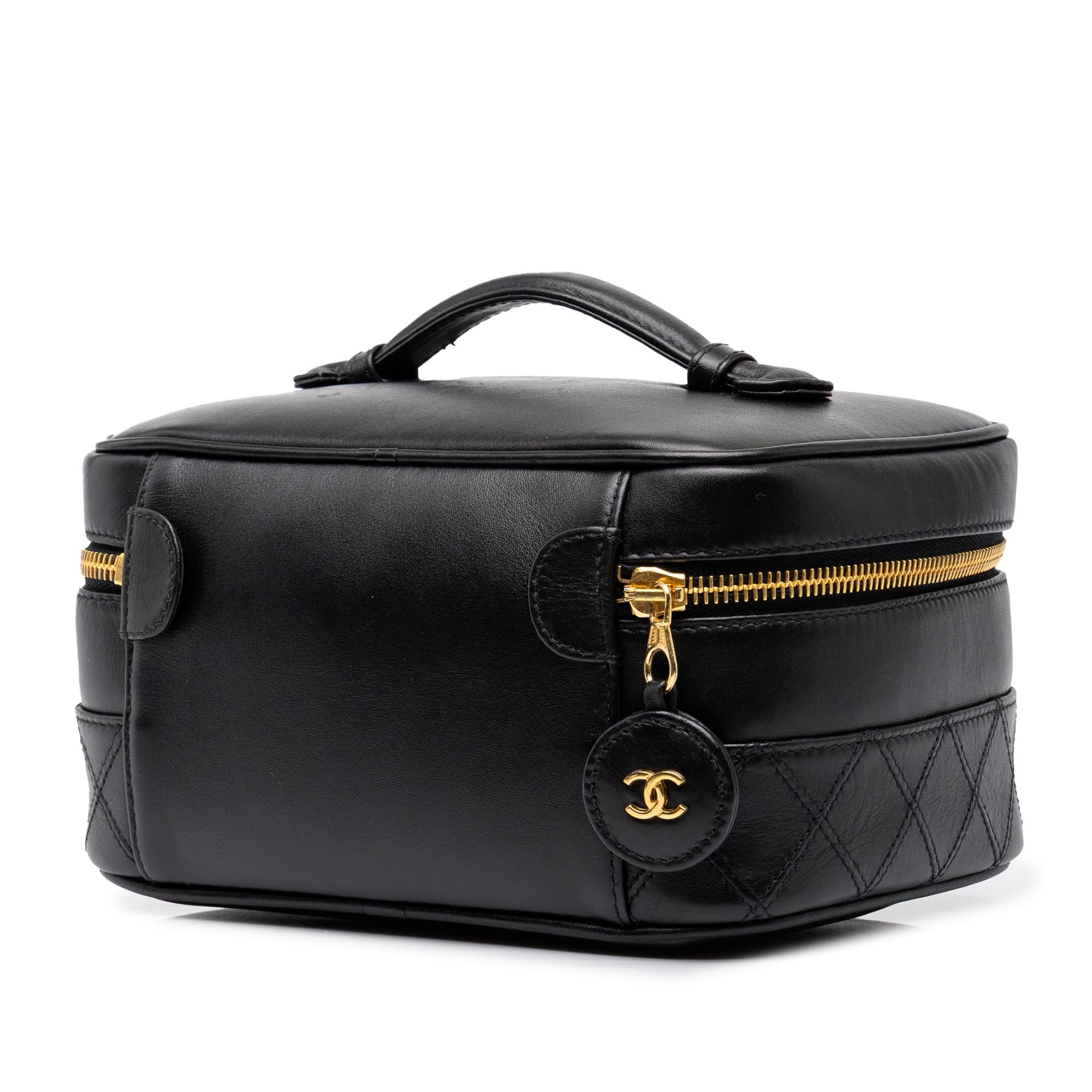 Chanel CC Quilted Lambskin Vanity Bag