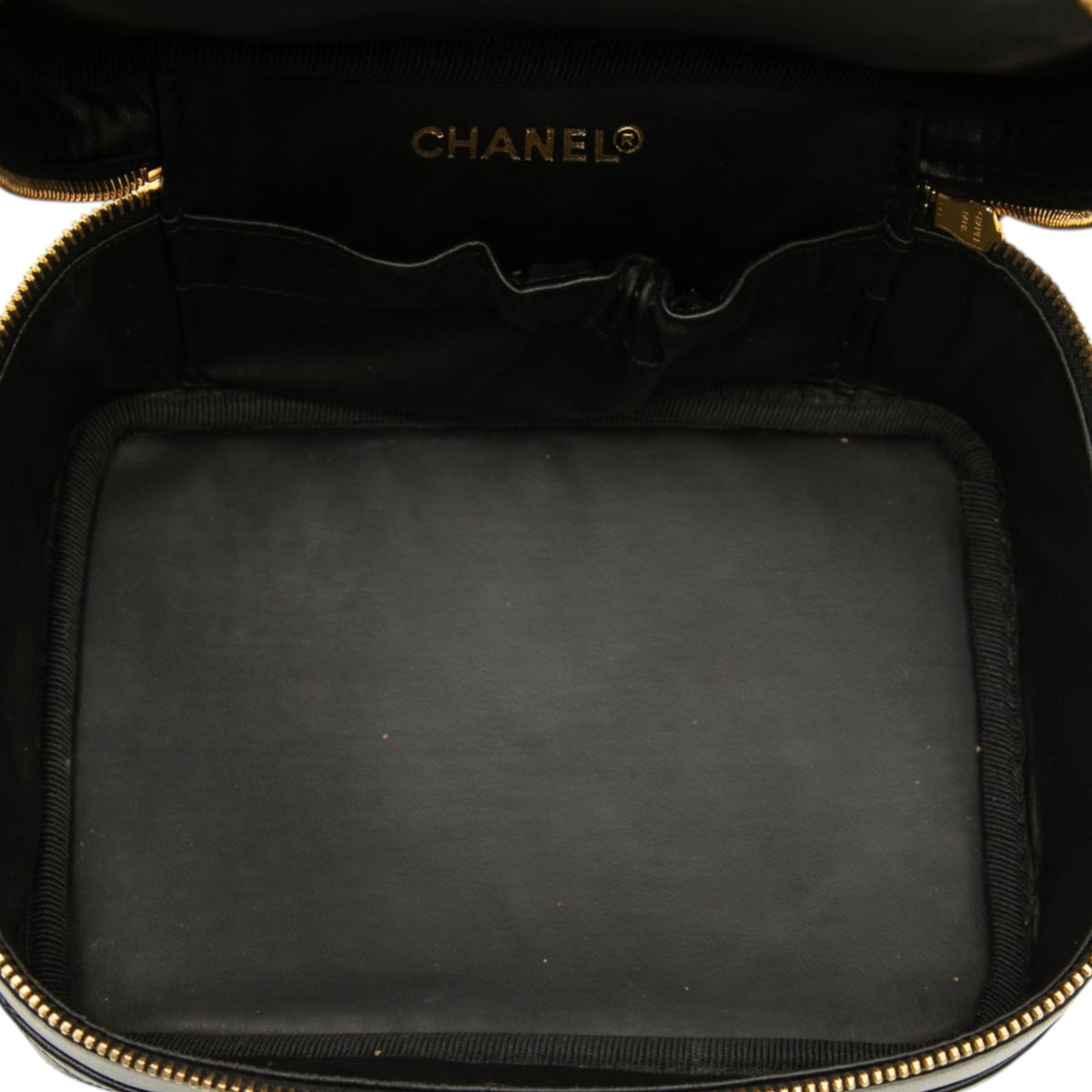 Chanel CC Quilted Lambskin Vanity Bag