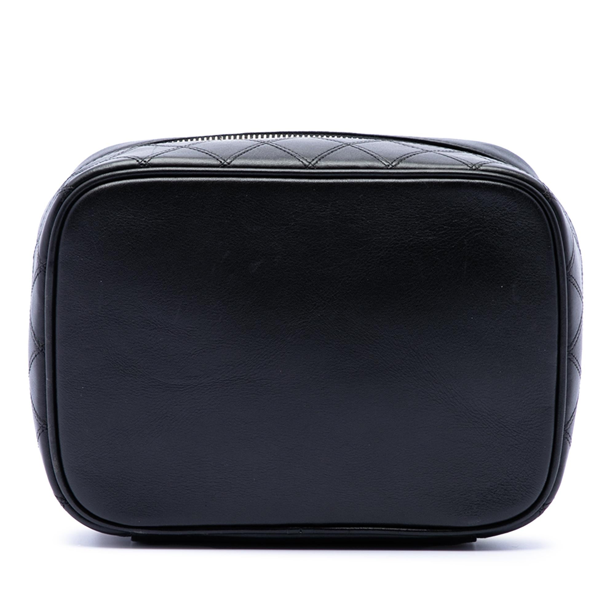 Chanel CC Quilted Lambskin Vanity Case