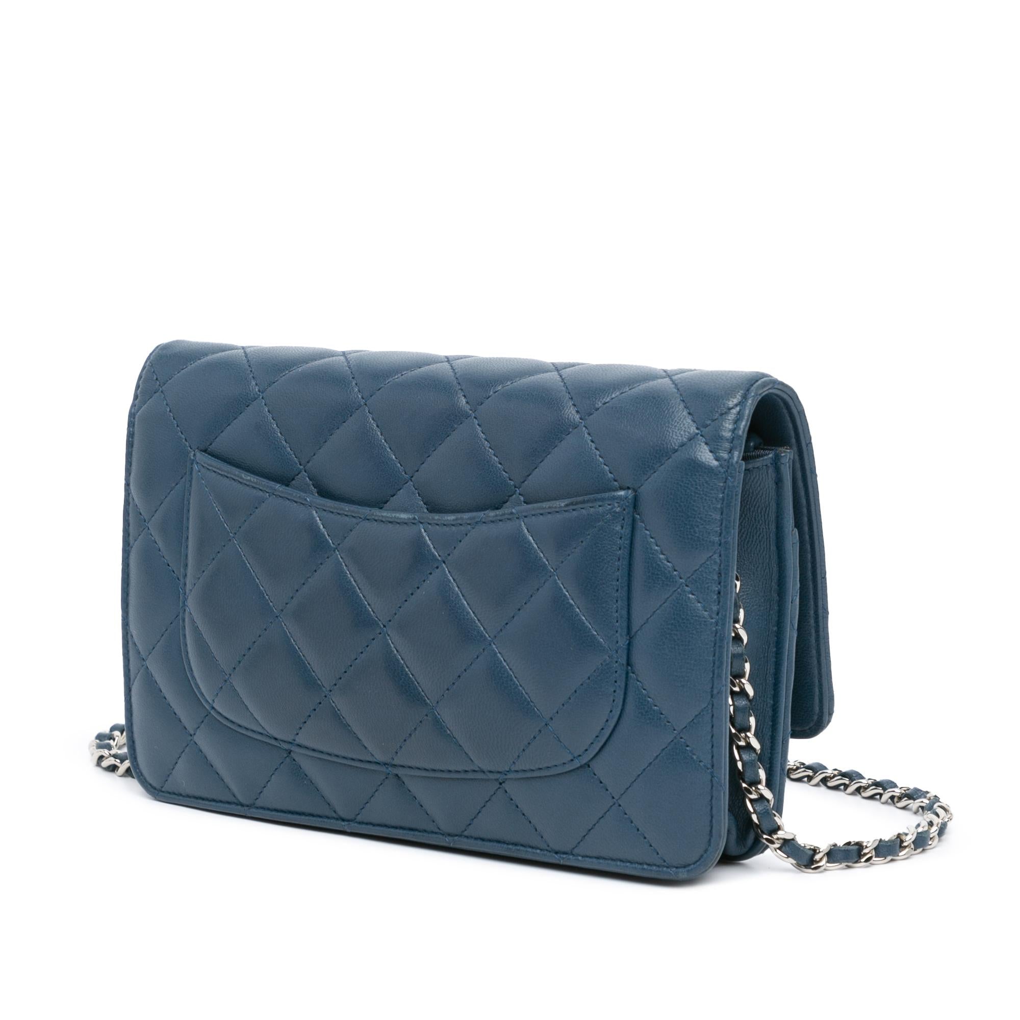 Chanel CC Quilted Lambskin Wallet On Chain (SHG-xnrl3V)