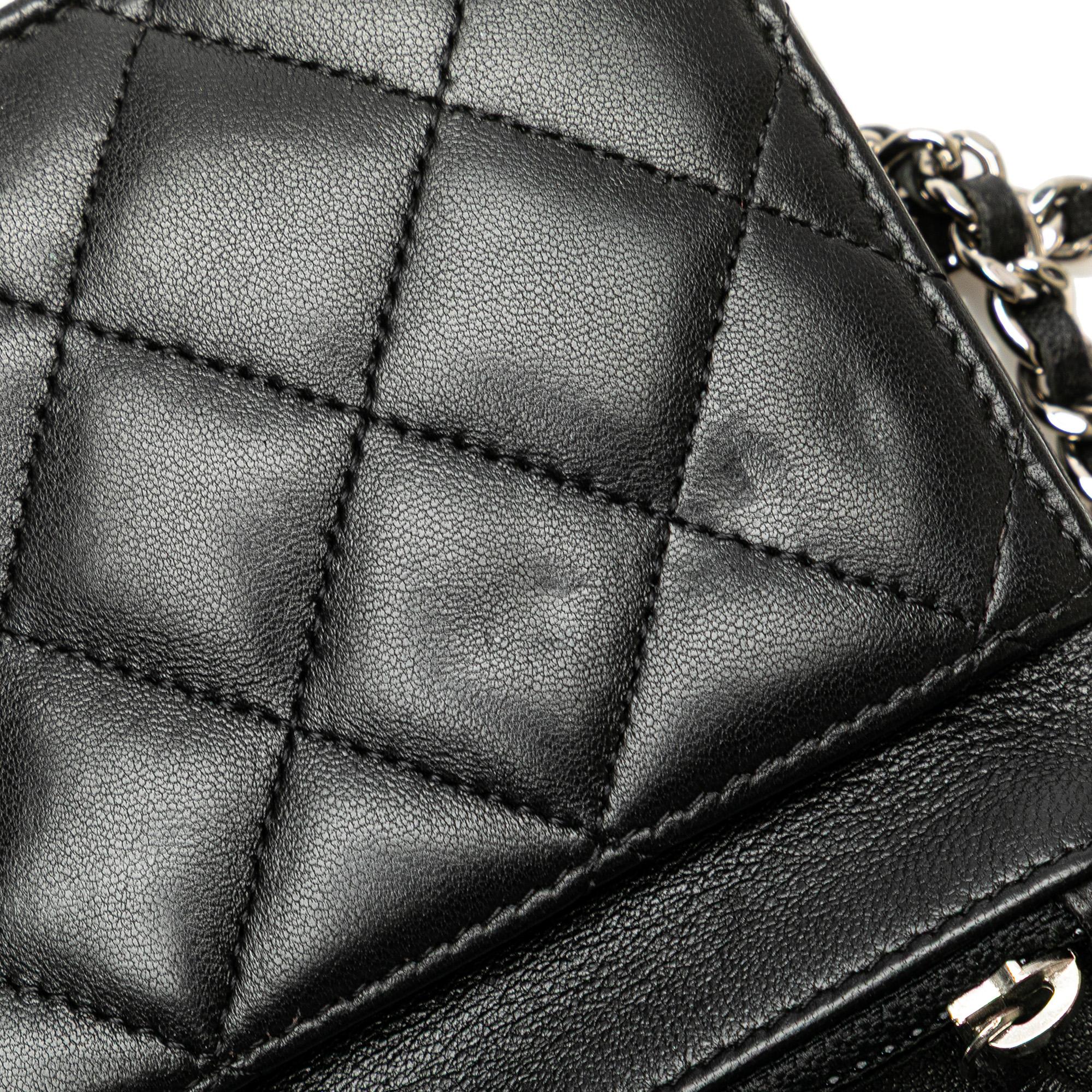 Chanel CC Quilted Lambskin Wallet On Chain