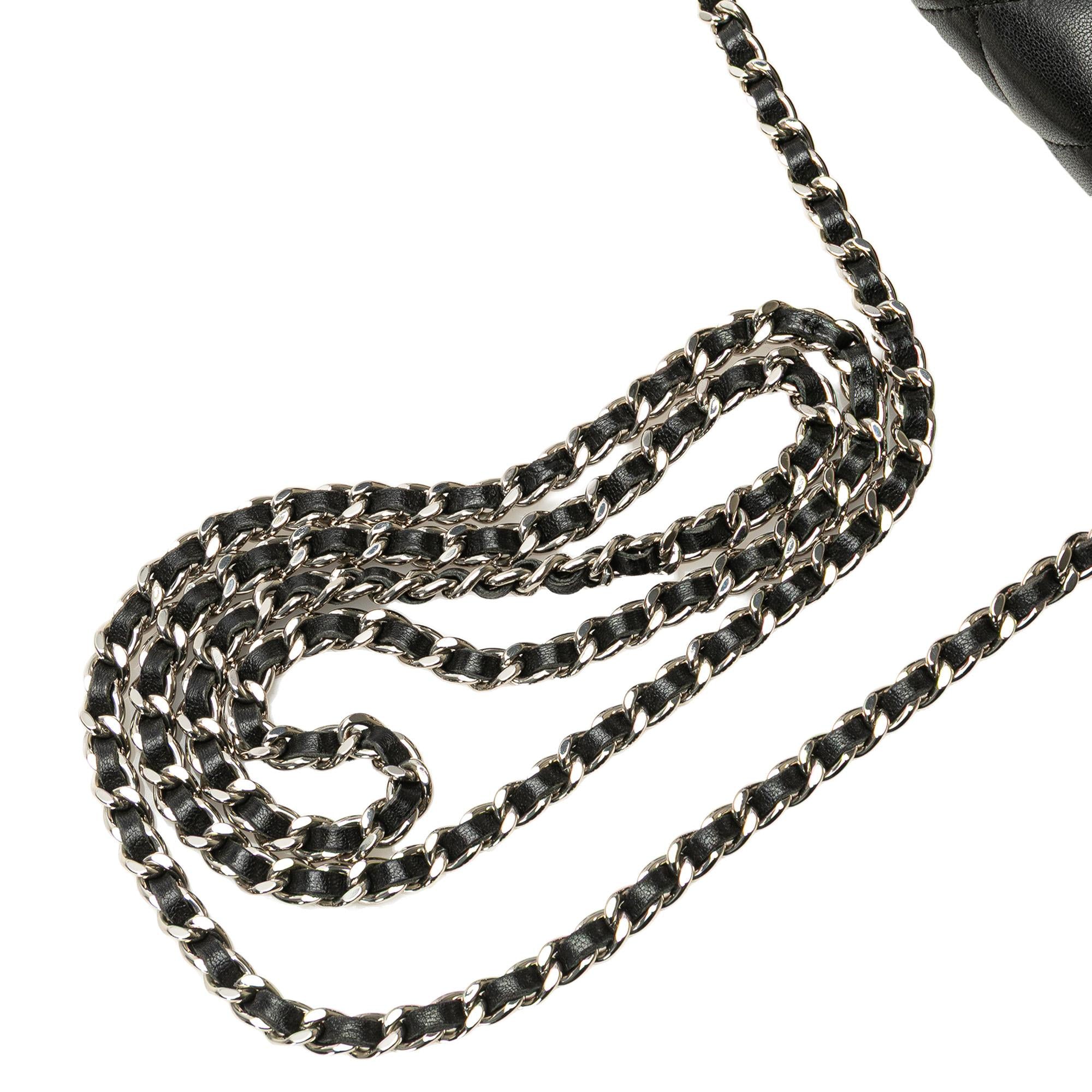 Chanel CC Quilted Lambskin Wallet On Chain