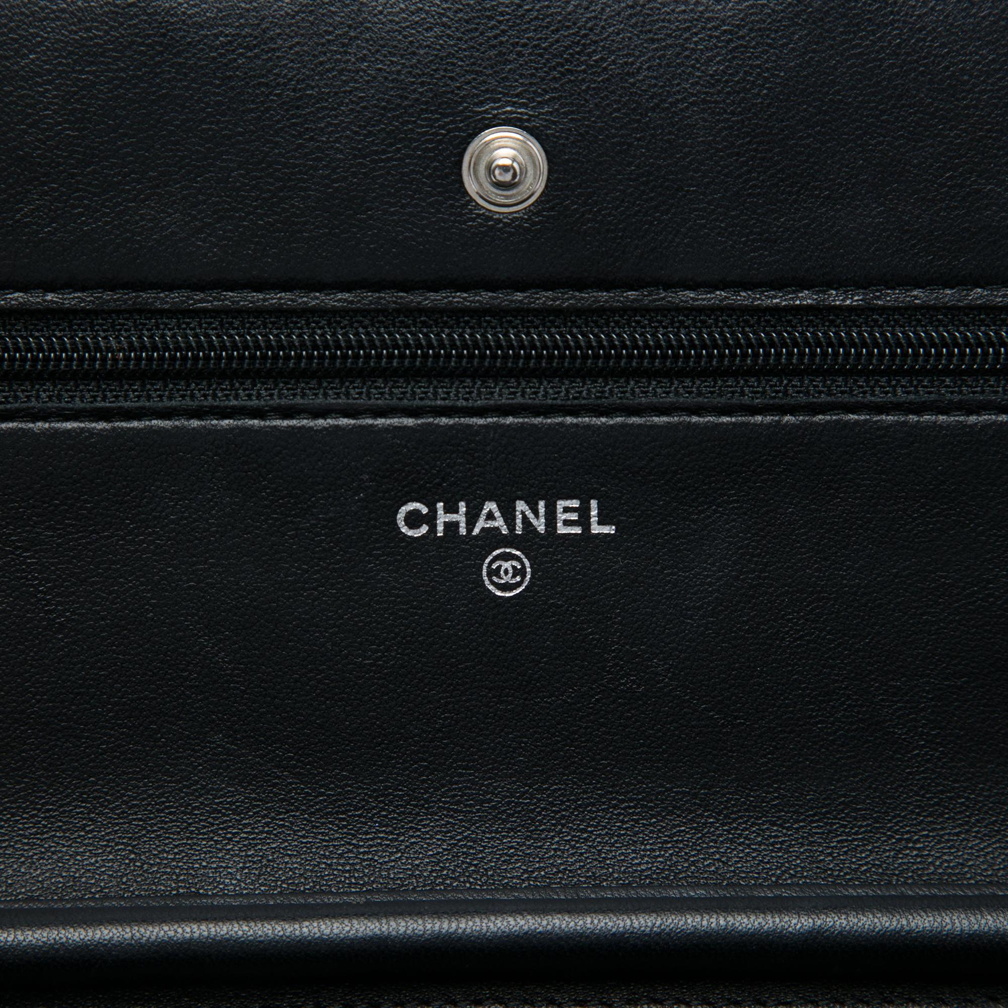 Chanel CC Quilted Lambskin Wallet On Chain