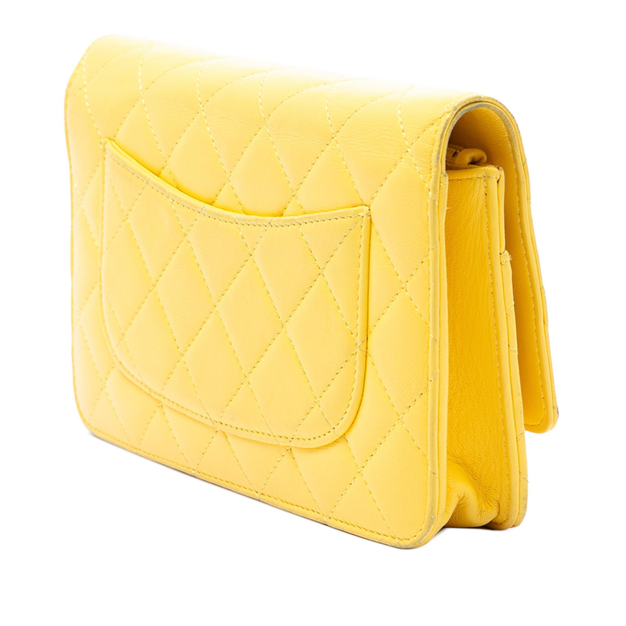 Chanel CC Quilted Lambskin Wallet on Chain