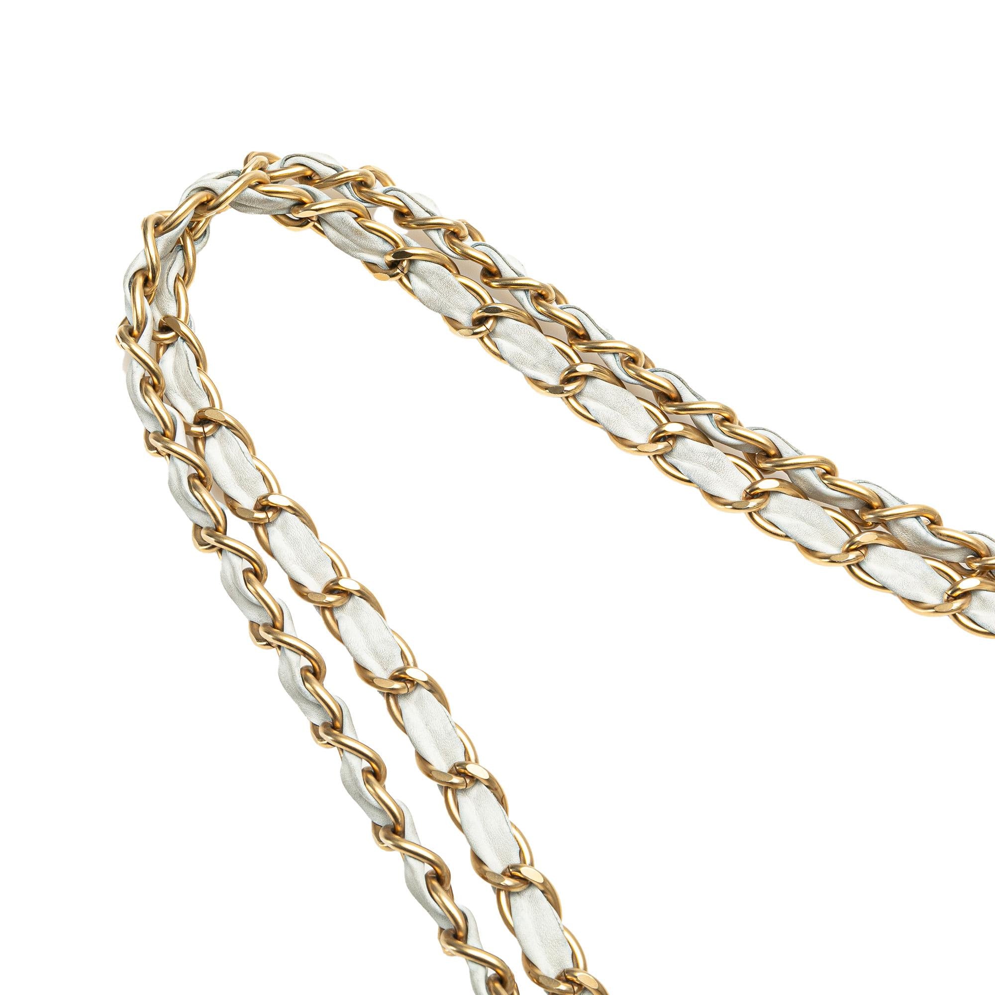 Chanel CC Quilted Lambskin Wild Stitch Tote